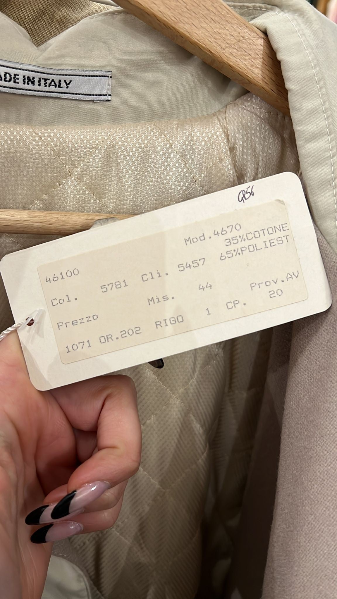 Trench Vintage Nuovo etichettato