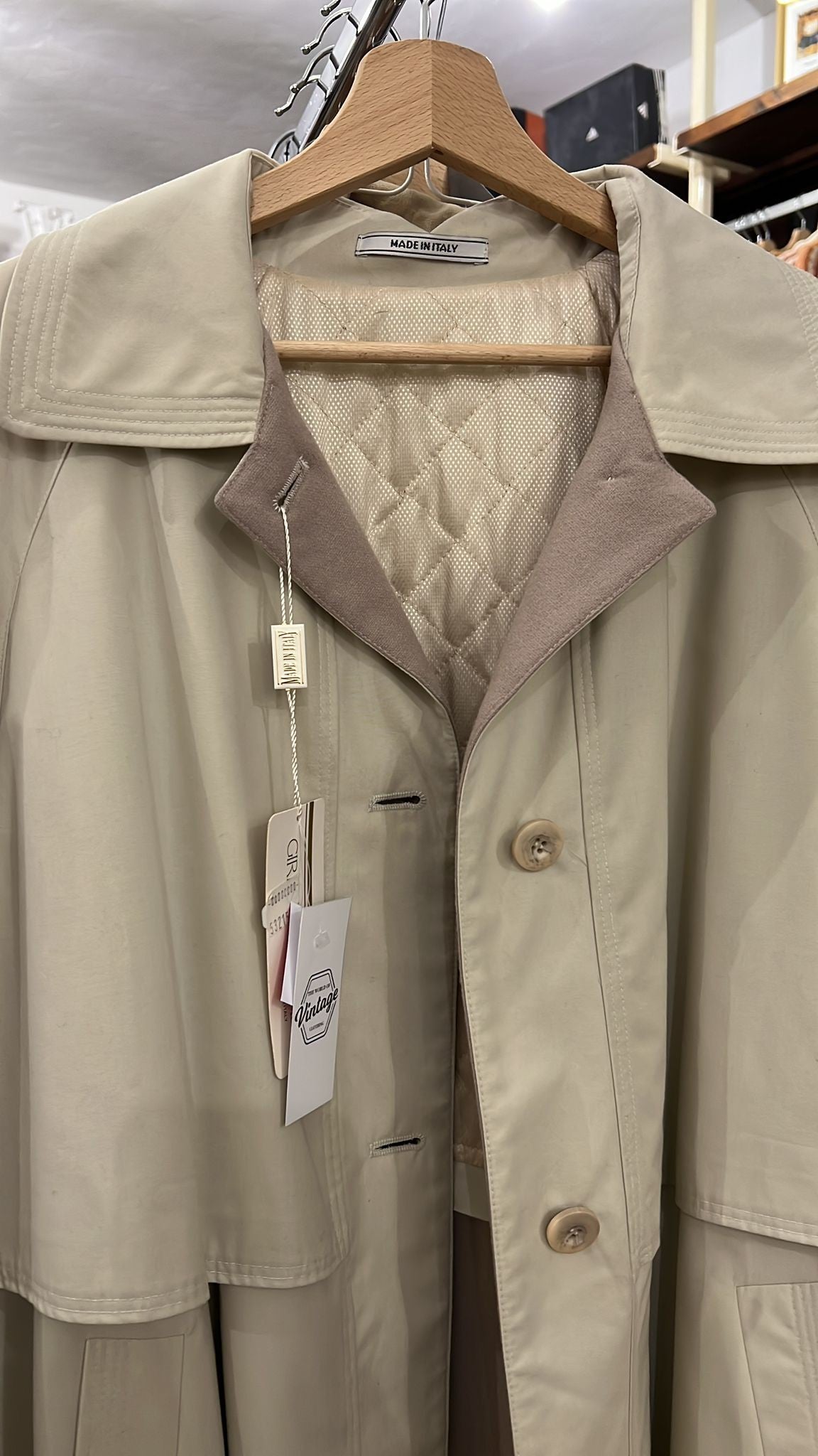 Trench Vintage Nuovo etichettato
