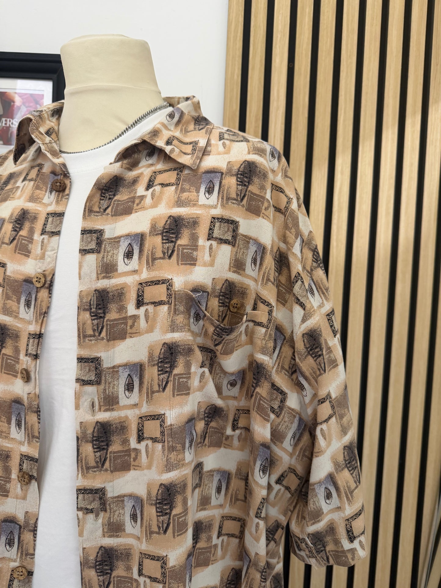 Camicia Vintage a fantasia XL