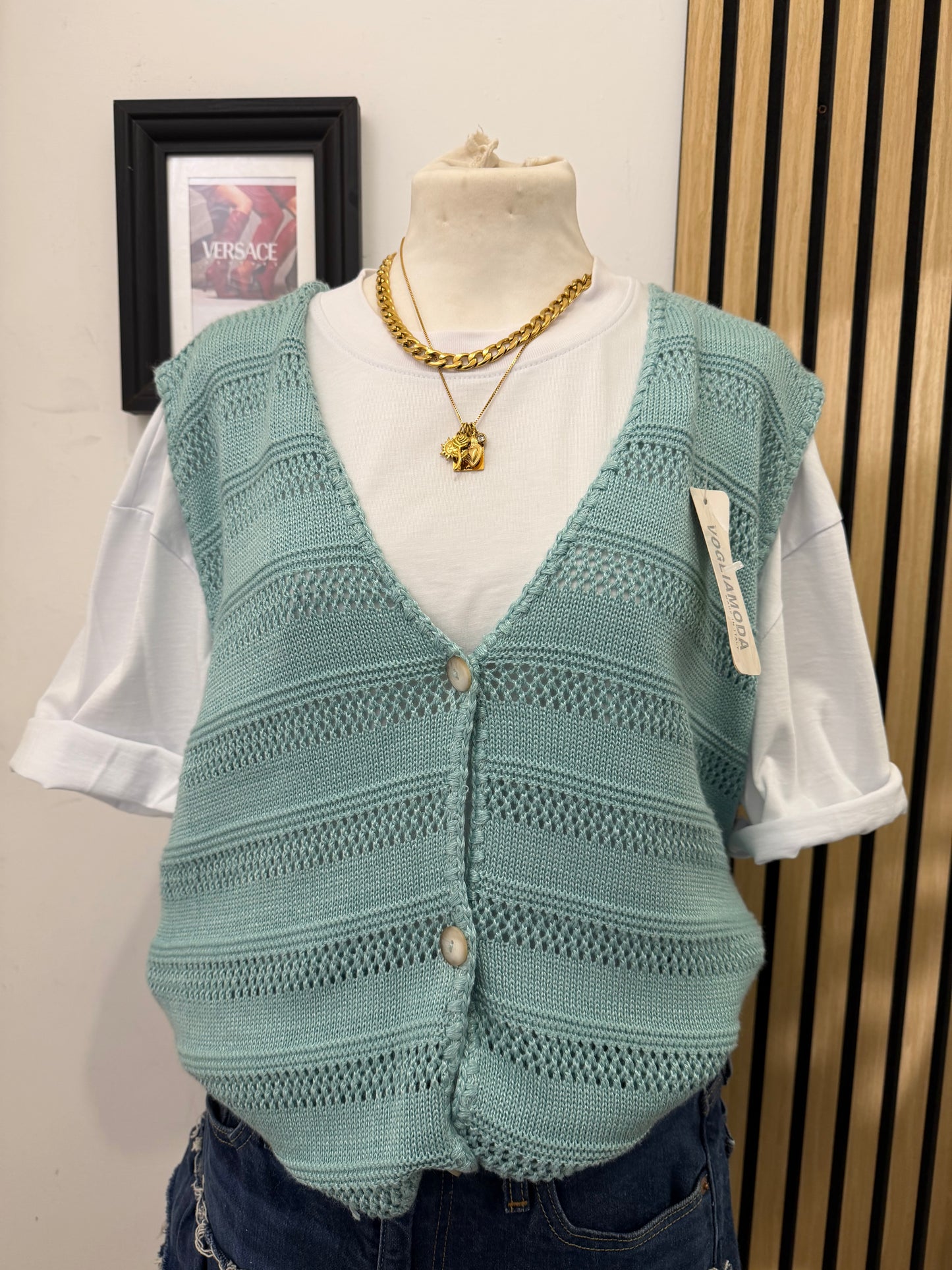 Gilet in Filo Vintage (Nuovo etichettato)
