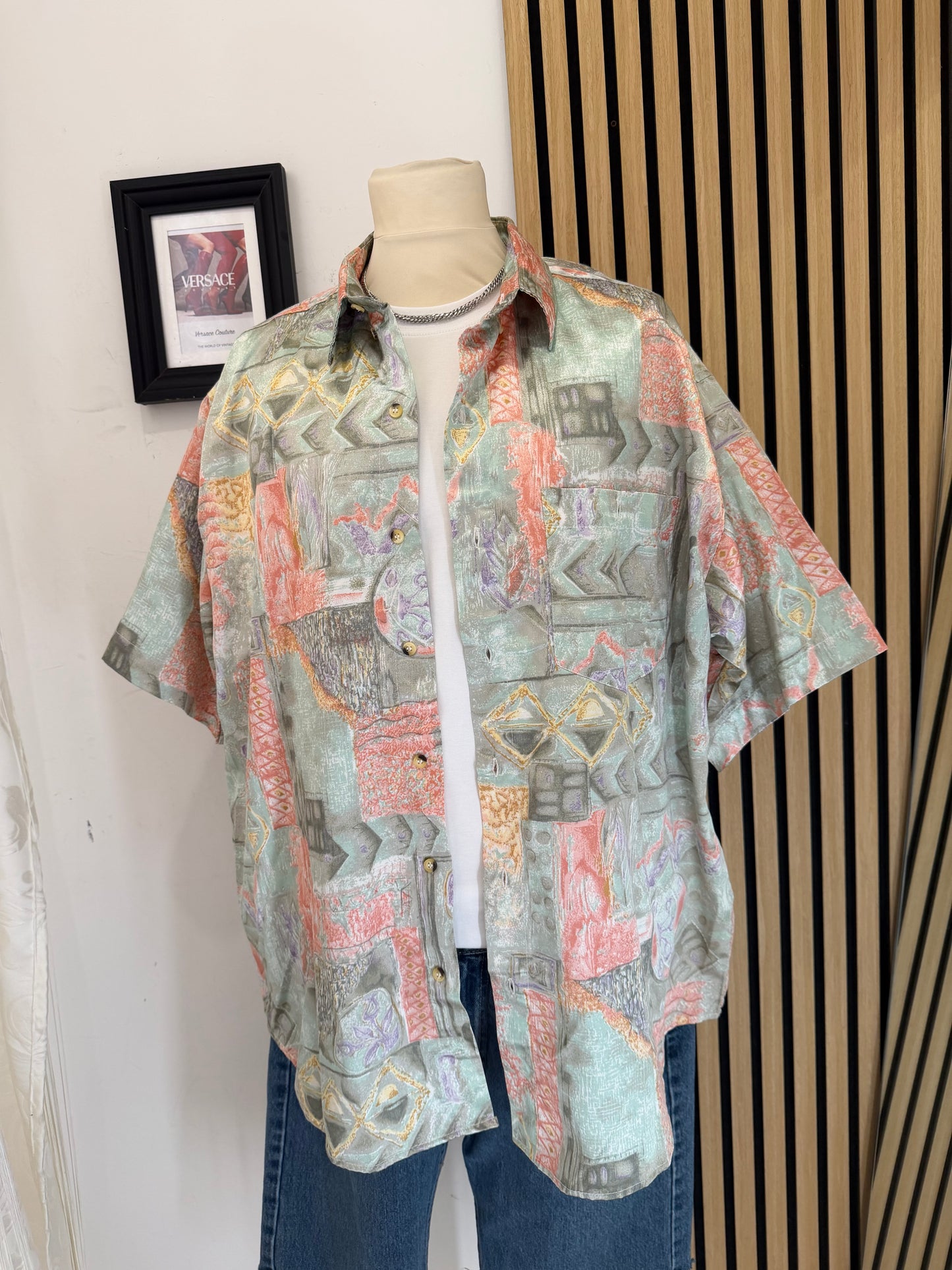 Camicia Vintage a fantasia XL