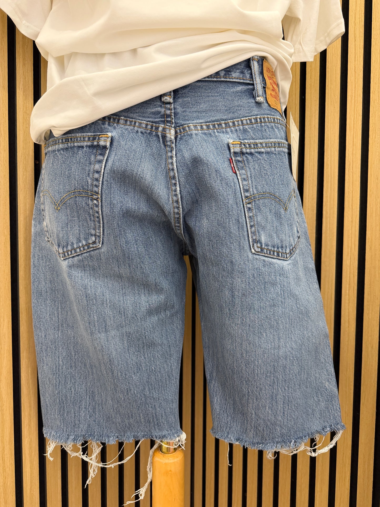 Bermuda in Denim Vintage Levi's 517 tg.46 ita