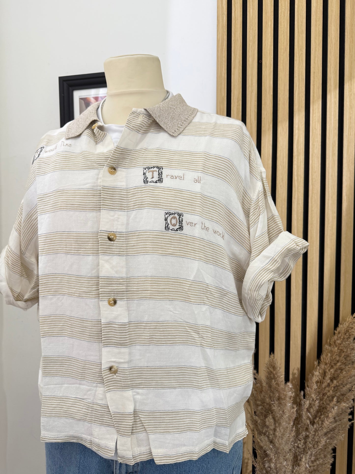 Camicia Vintage cropped fit