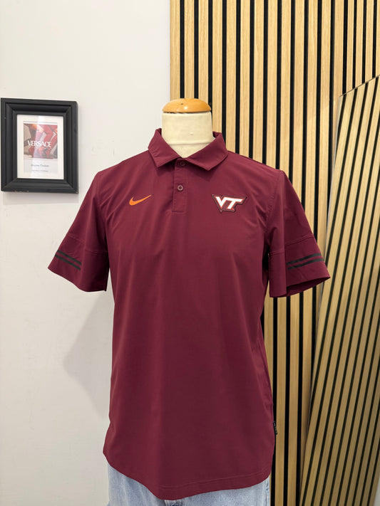 Polo Nike Dri-FIT Virginia Tech Hokies - Maroon
