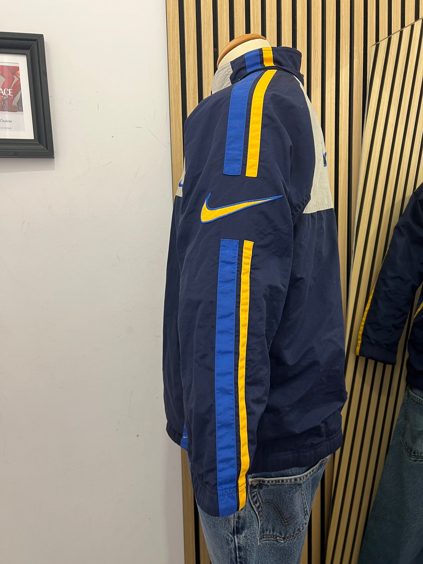 Giacca Nike Vintage Reversibile – Blu/Navy