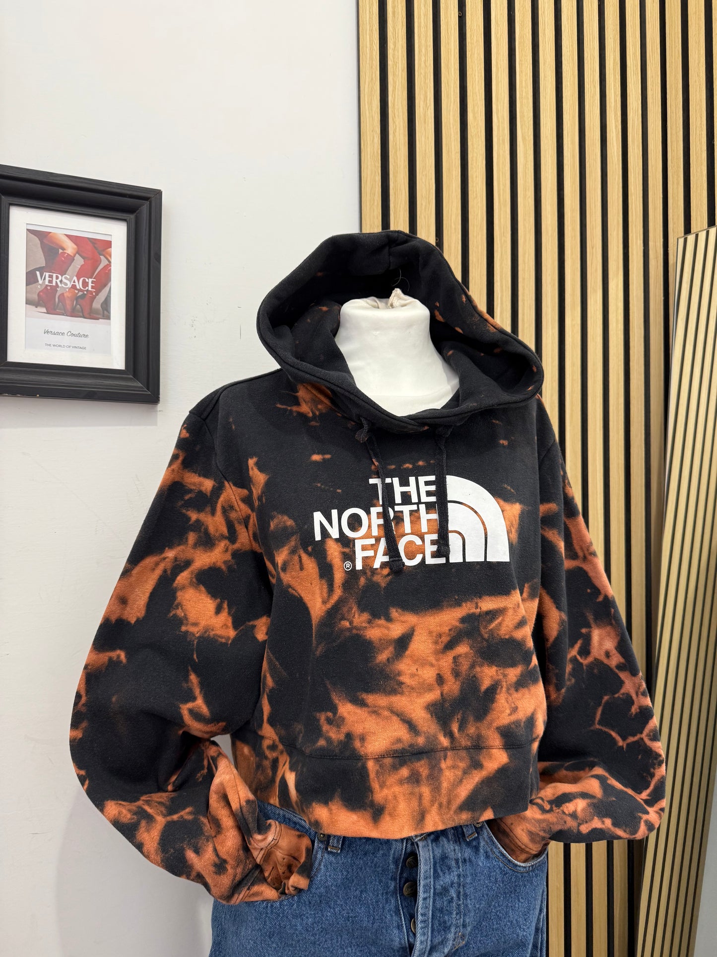Felpa The north Face Crop tie dye