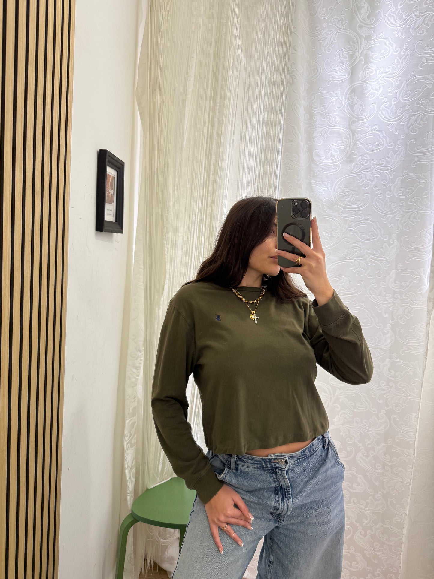 Maglia crop Ralph Lauren