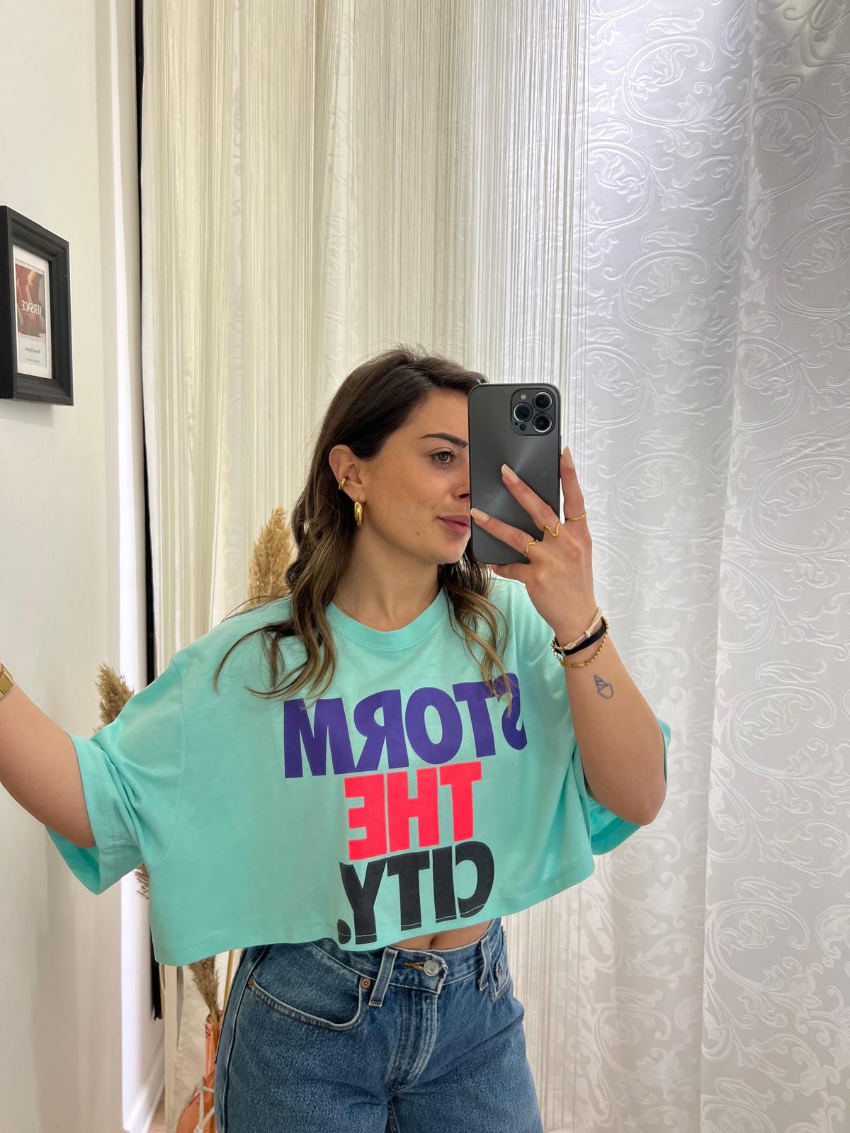 T-shirt Nike crop