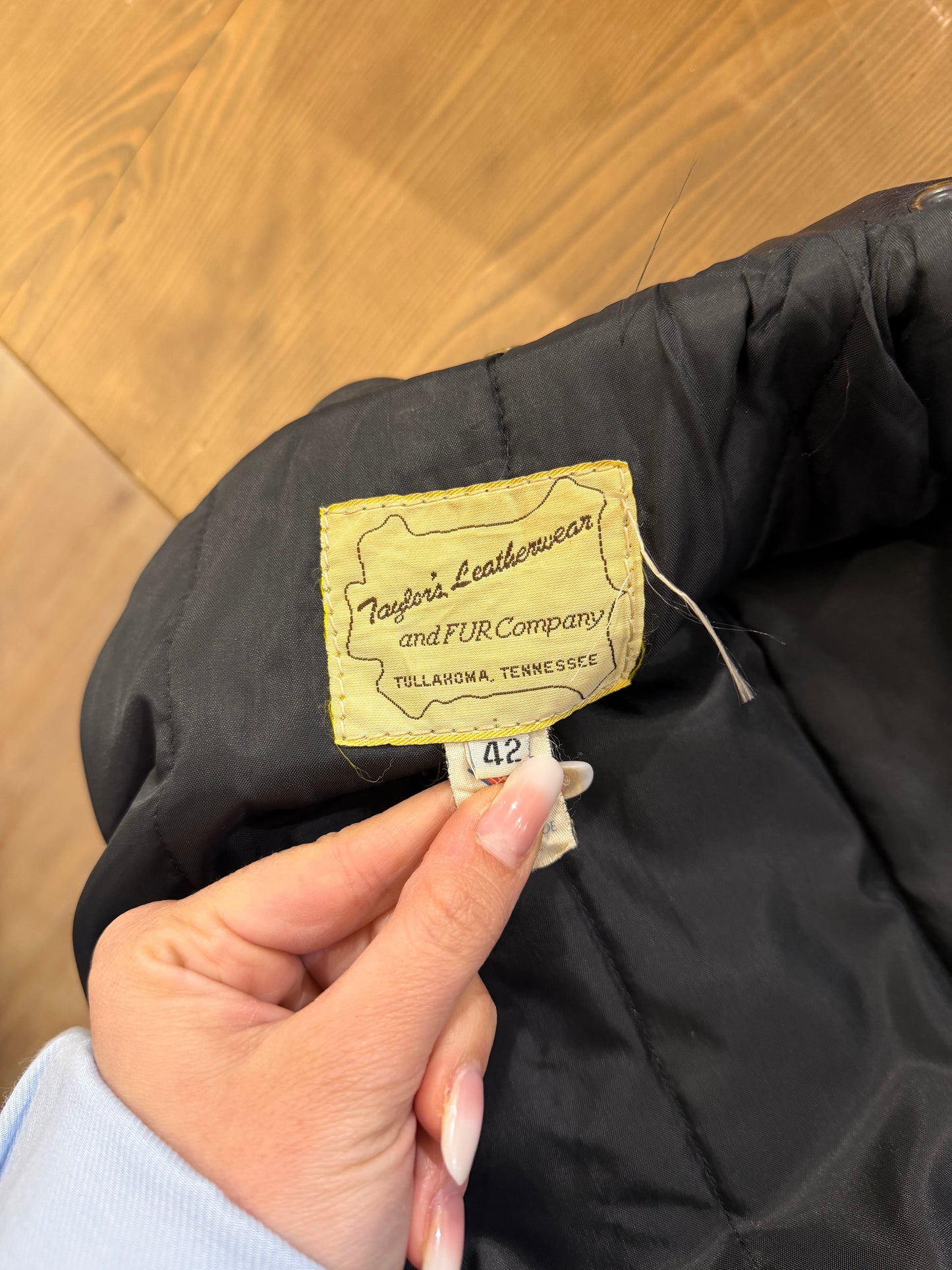 Chiodo Vintage in Vera Pelle
