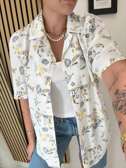 Camicia Vintage a fantasia
