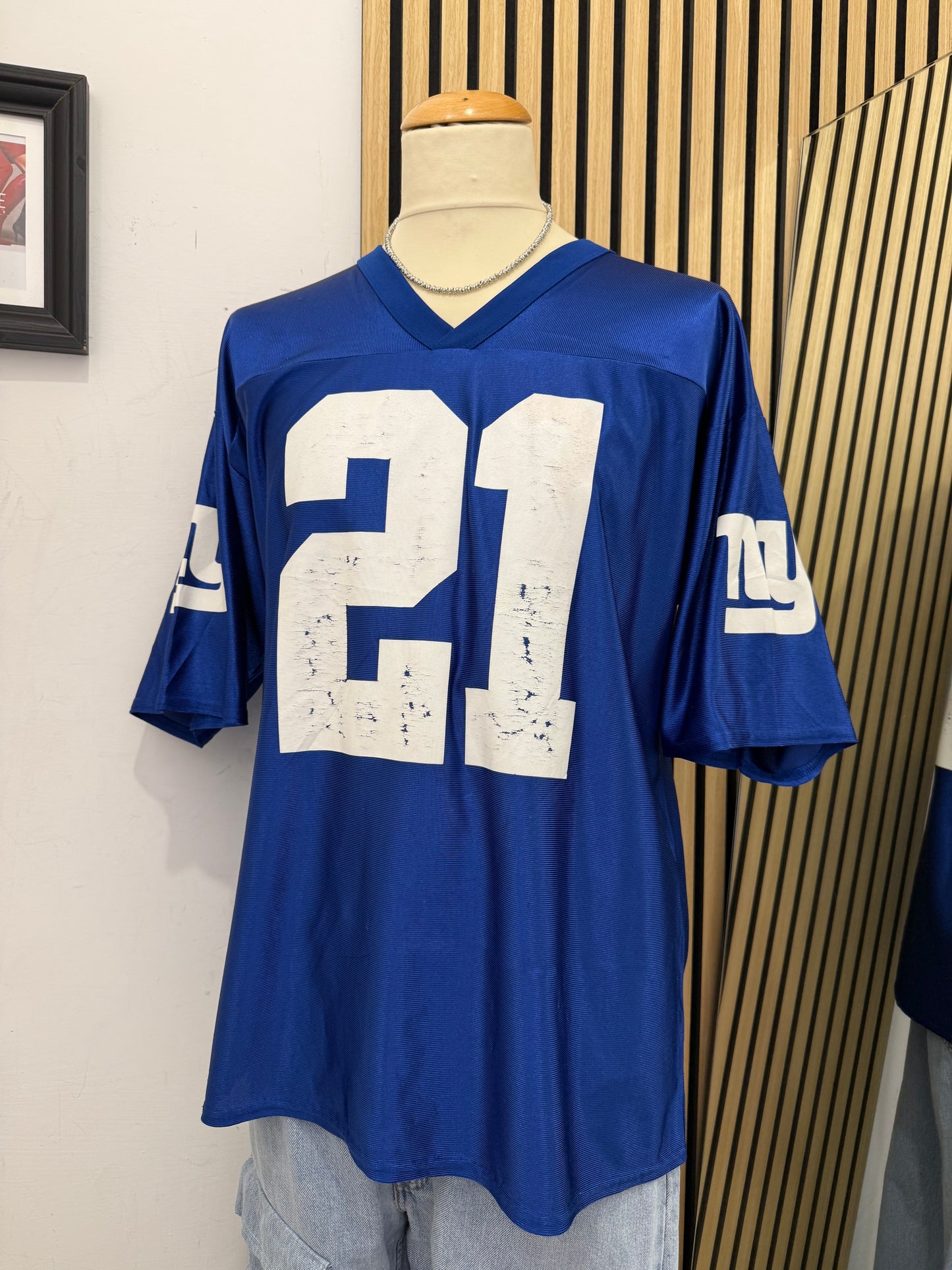 Jersey NFL New York Giants - Tiki Barber #21 | Vintage Ufficiale