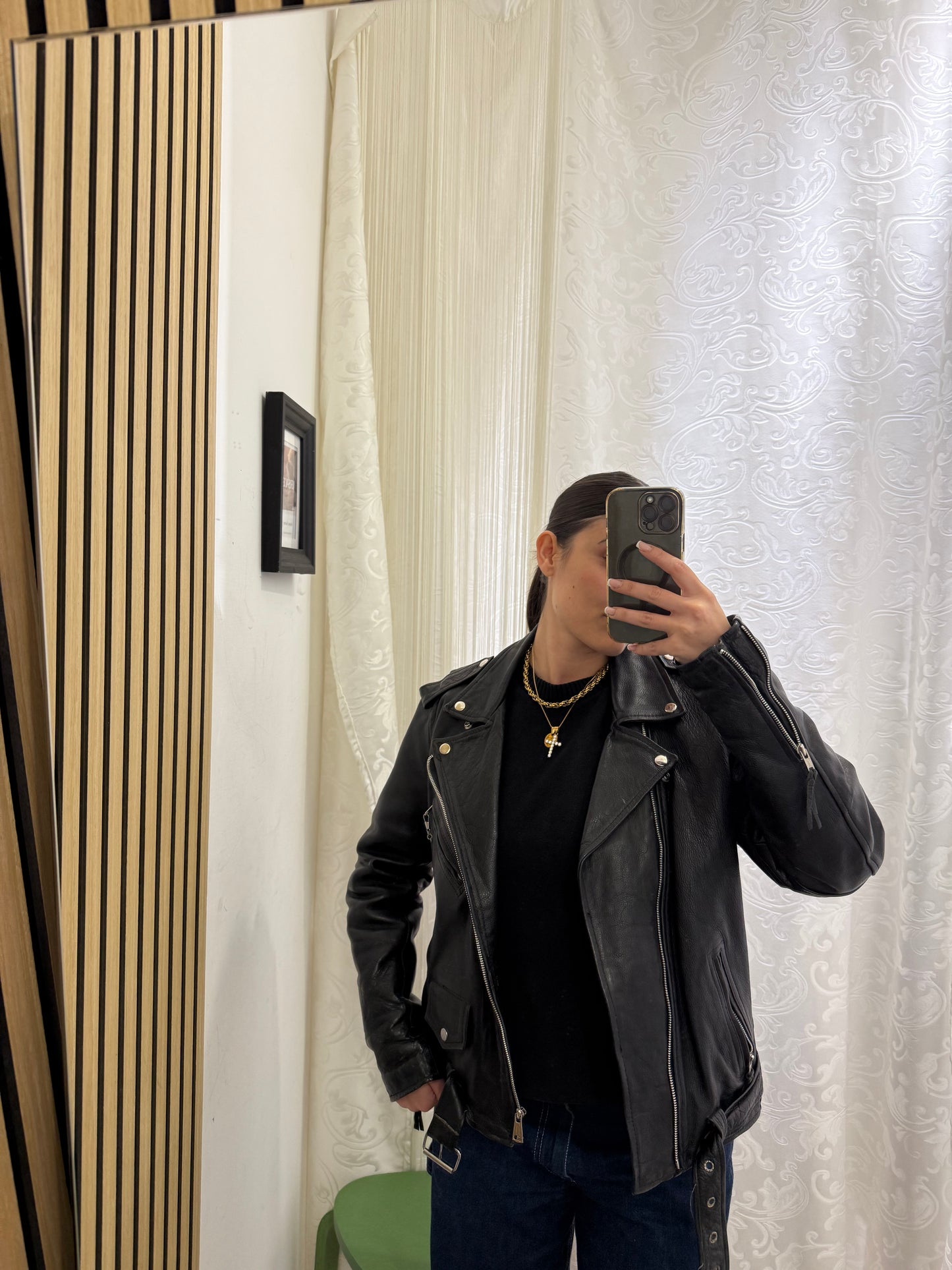 Chiodo in vera pelle