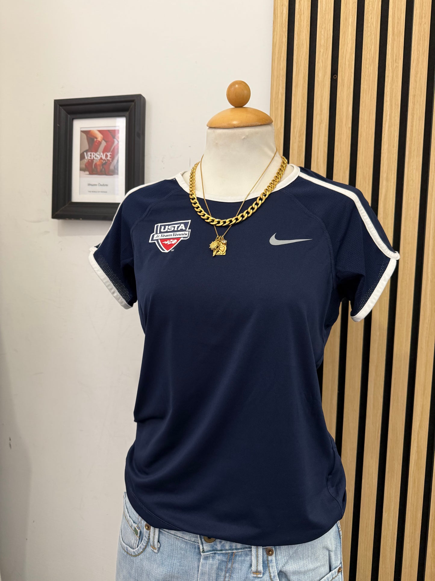 Nike Dri-Fit USTA Jr. Team Tennis Tee - Taglia L