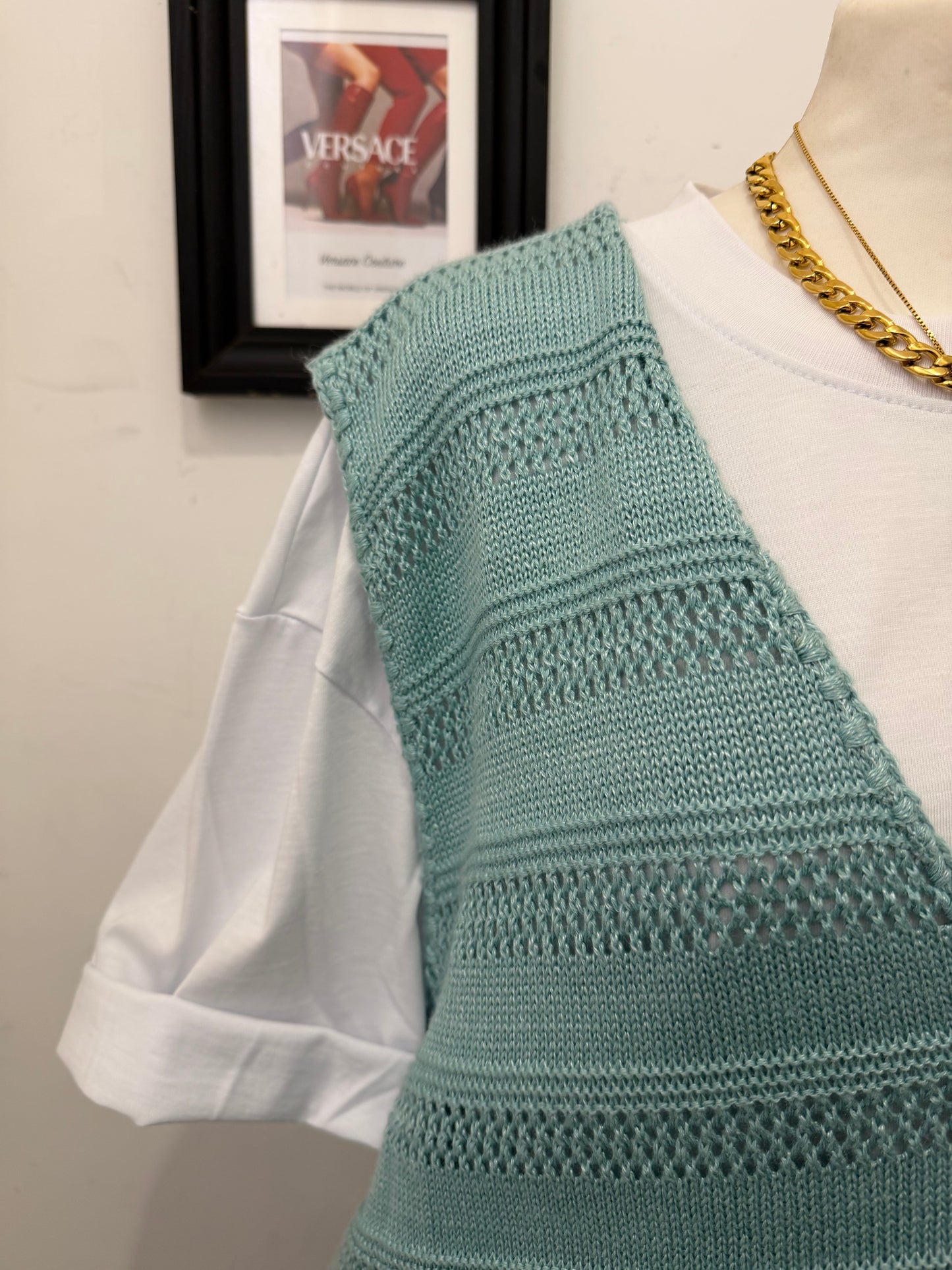 Gilet in Filo Vintage (Nuovo etichettato)