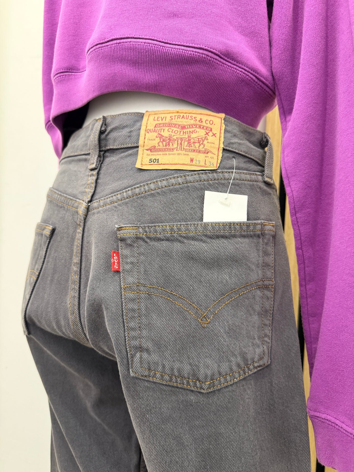 Levi's 501 Vintage — Grigio 38/40it
