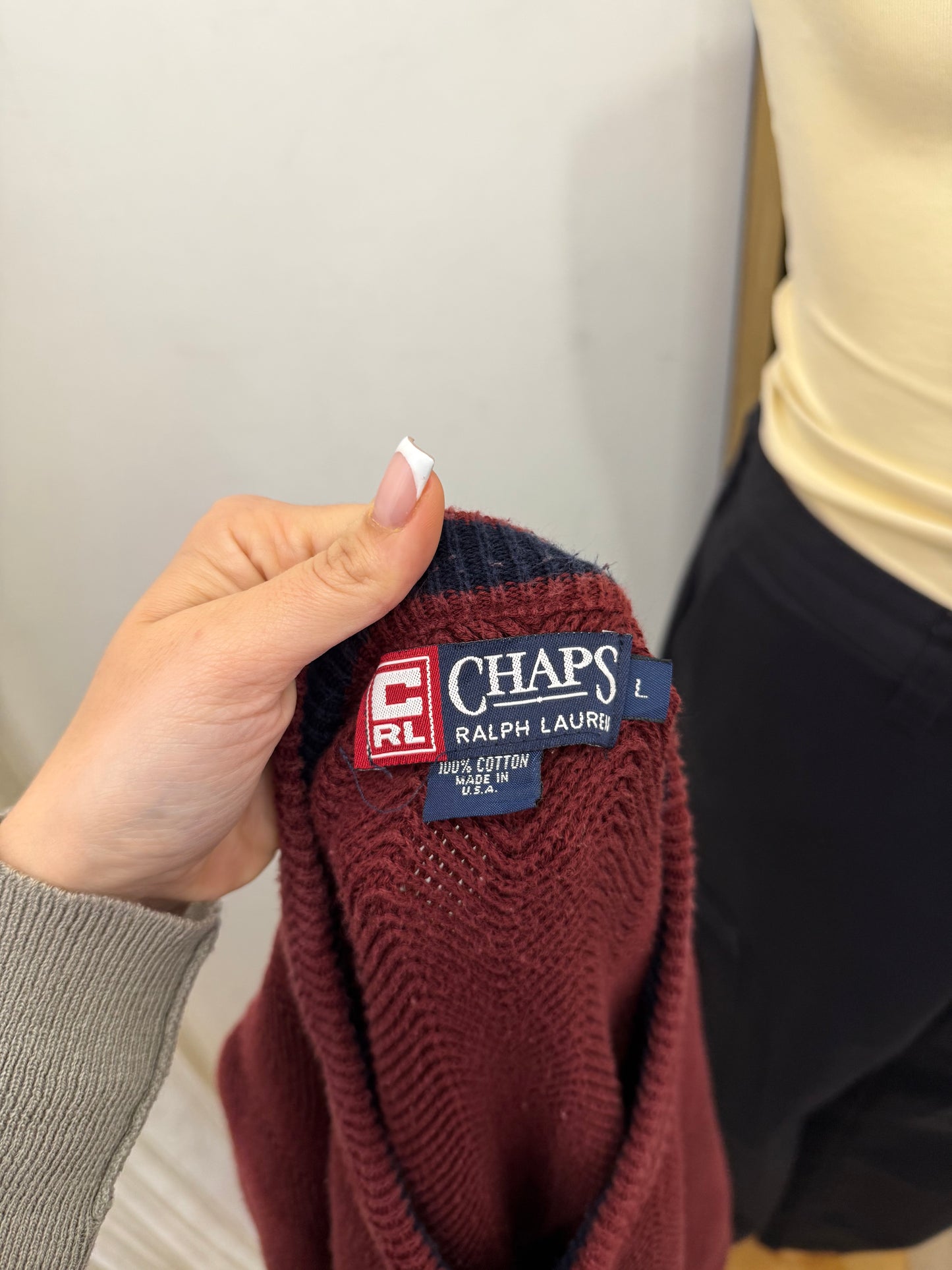 Maglione Chaps Ralph lauren Vintage unisex