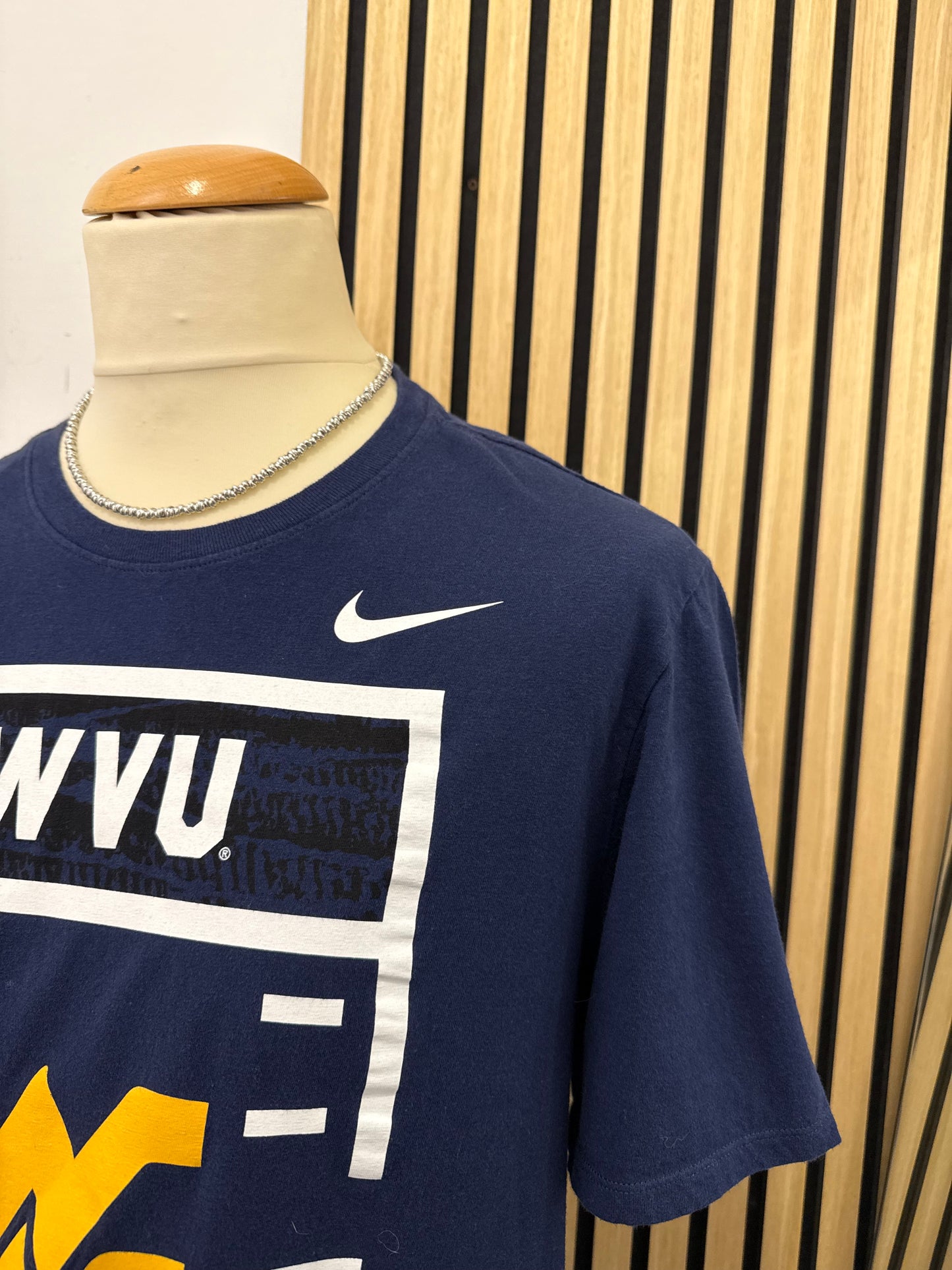 T-Shirt Nike l WVU Mountaineers - Blu Navy