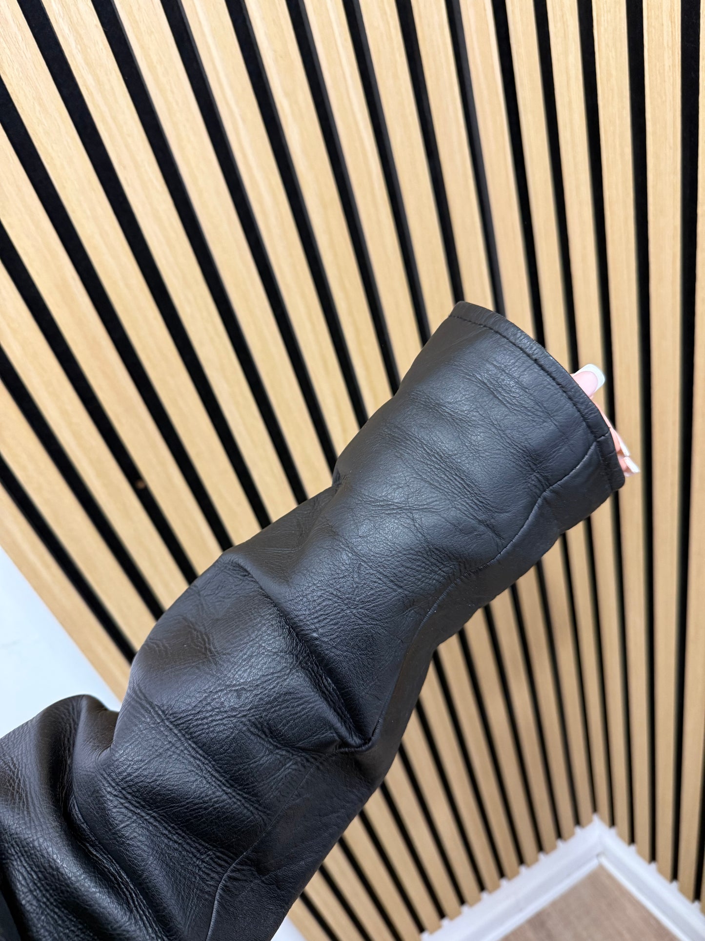 Chiodo in vera pelle, unisex