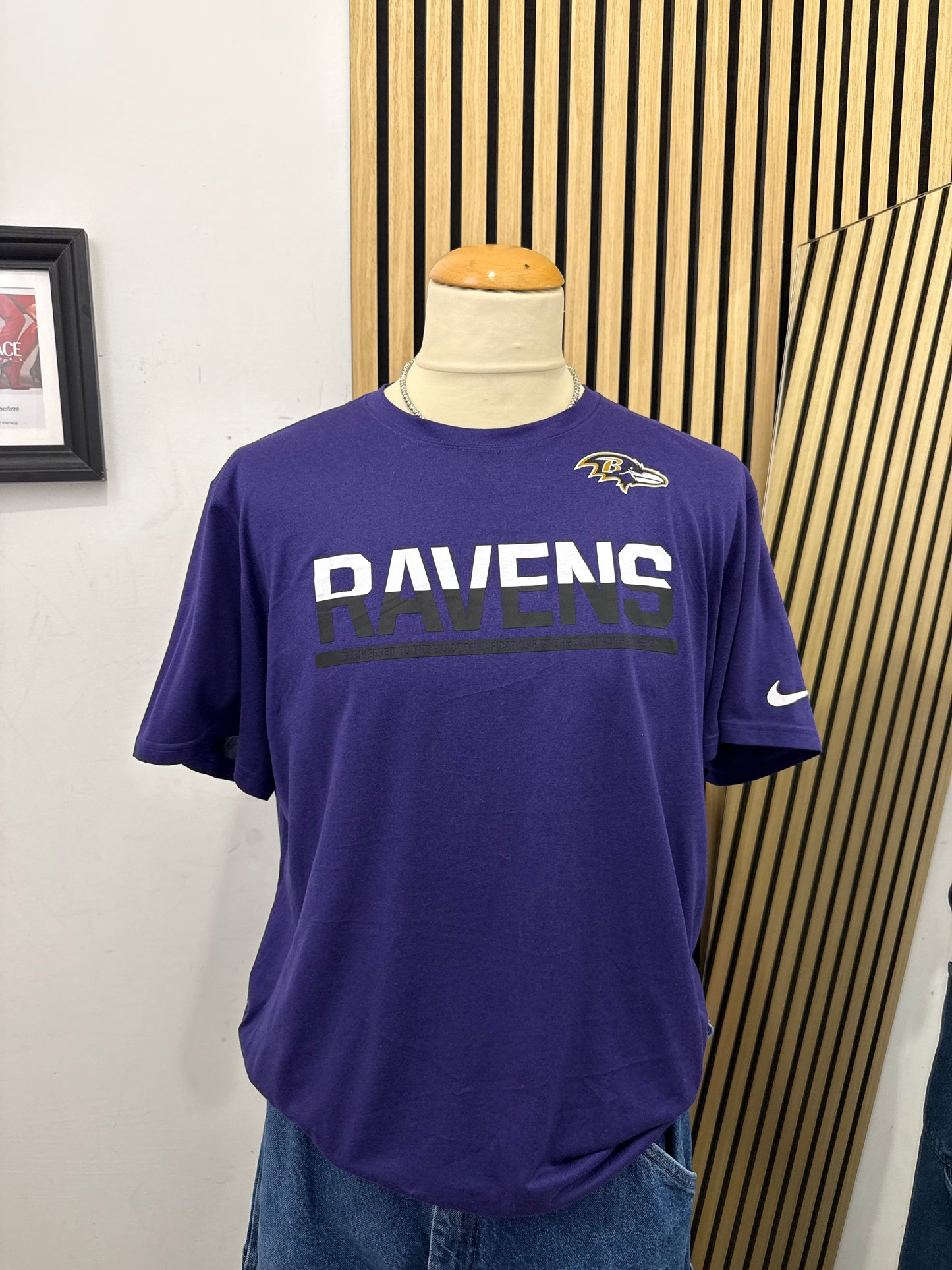 T-shirt tecnica Nike Dri-FIT NFL dei Baltimore Ravens