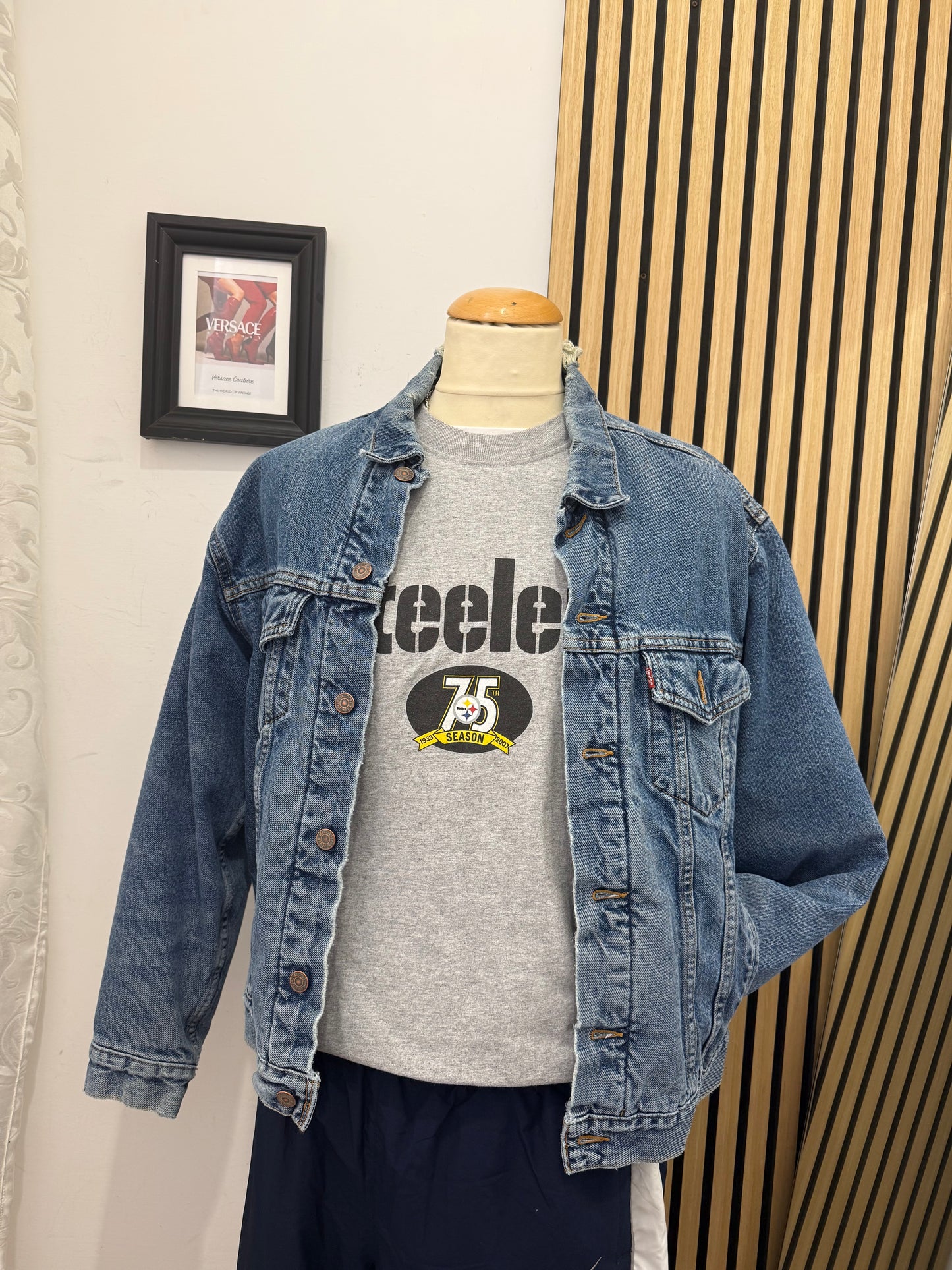 Giacca Levis in Denim imbottita unisex