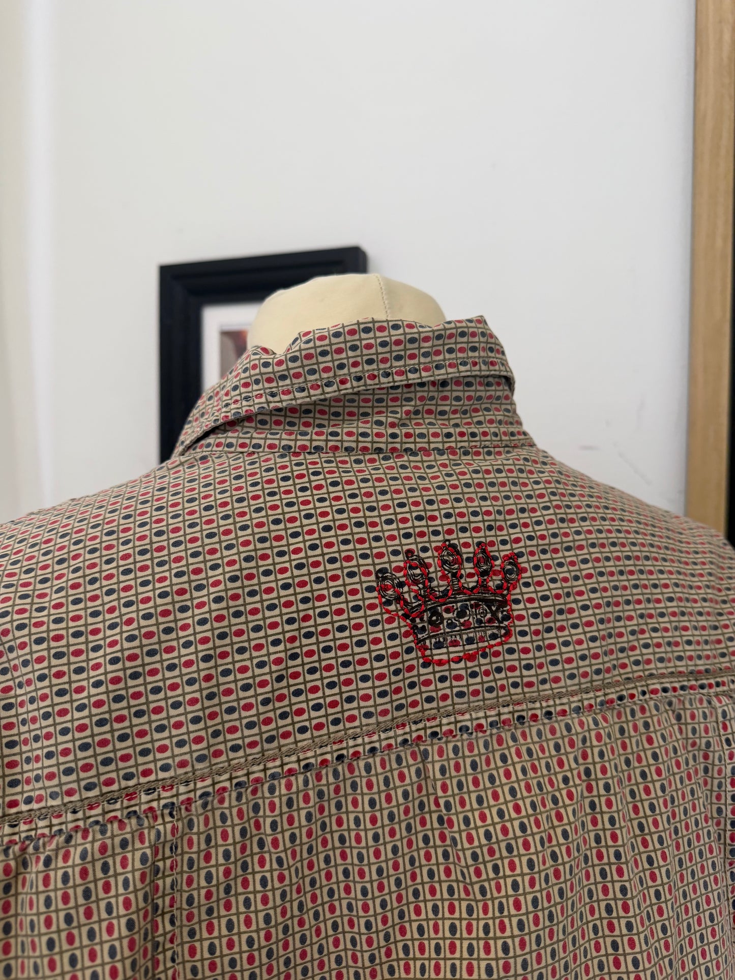 Camicia Vintage a fantasia S slim