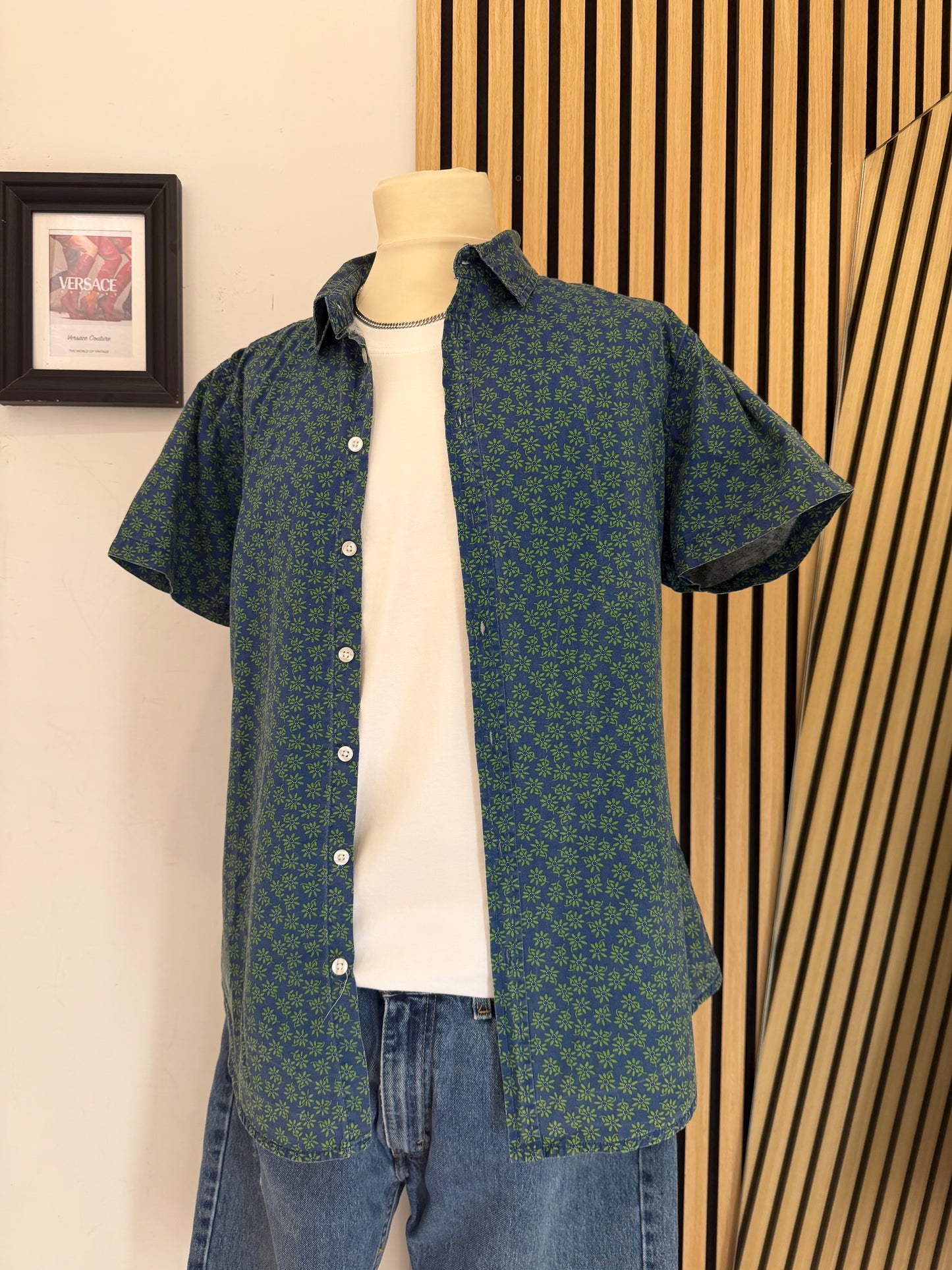 Camicia Vintage a fantasia L slim