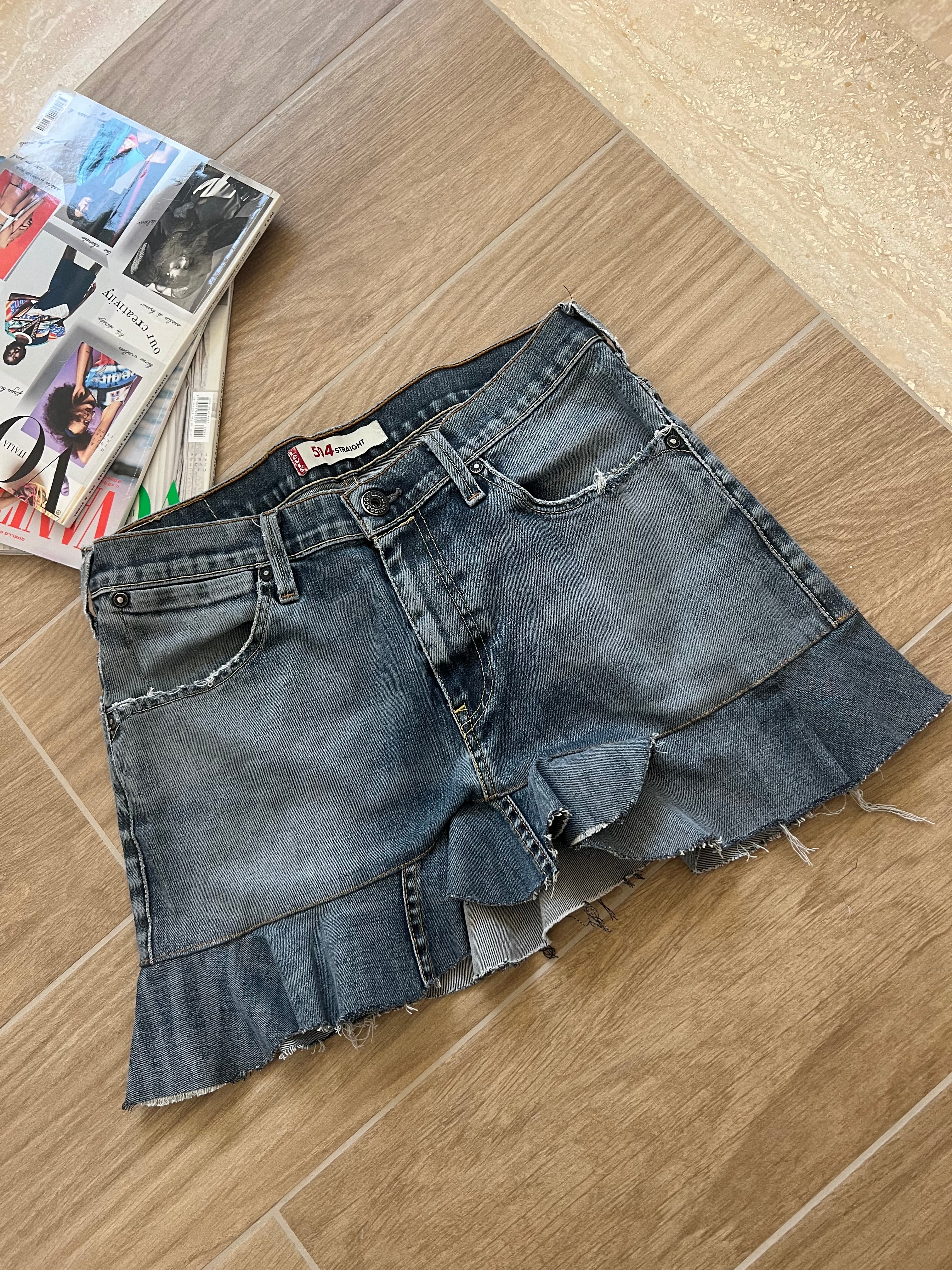 Mini Gonna anni 2000 Levi’s custom