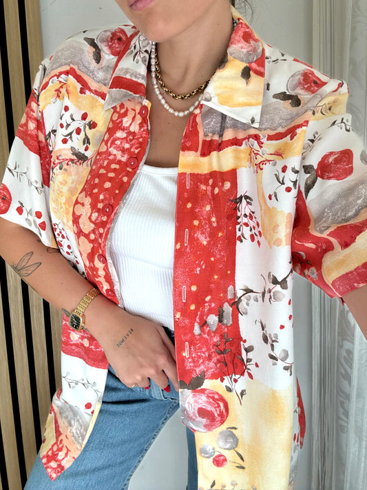 Camicia Vintage a fantasia