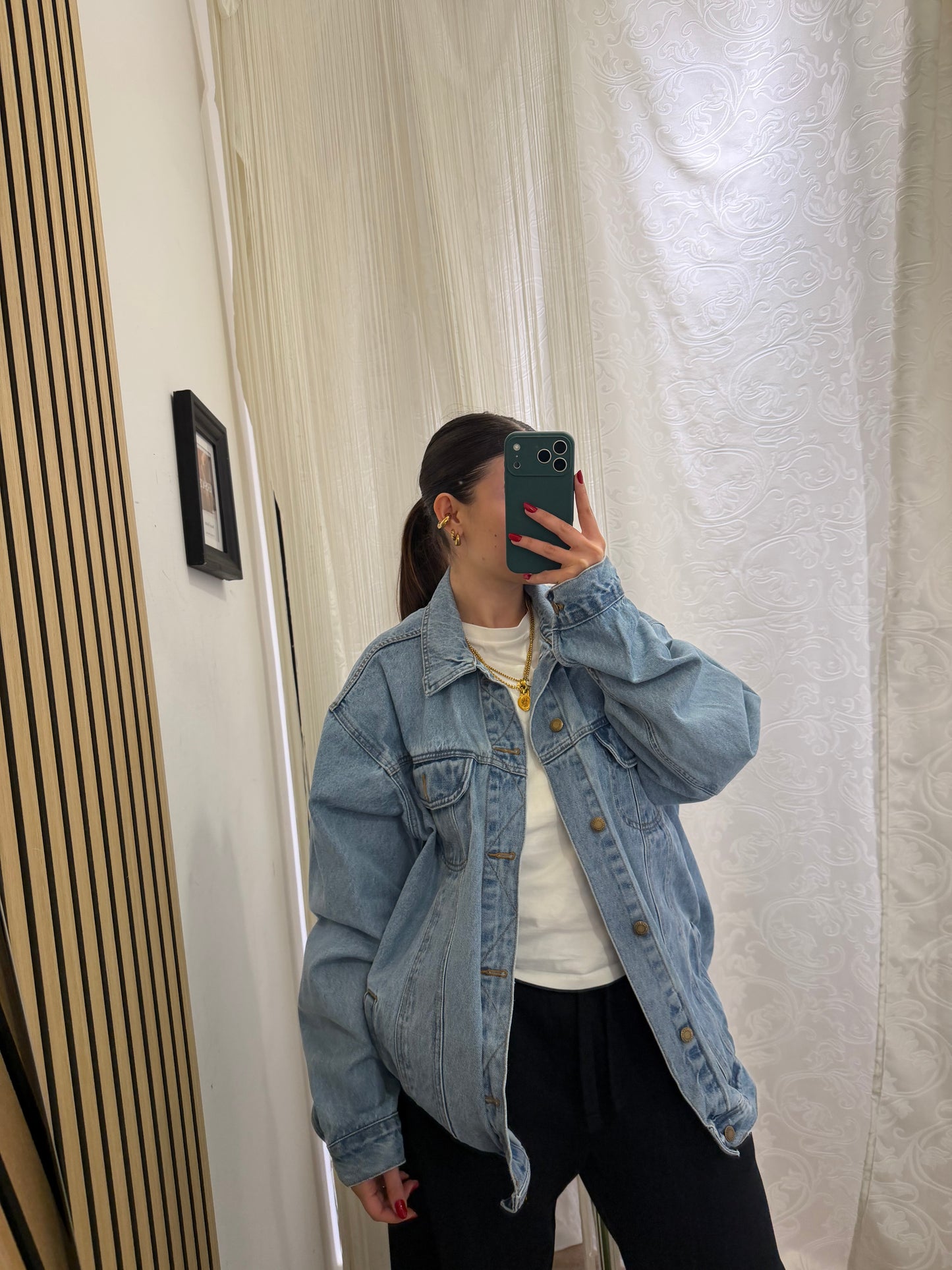 Wrangler Rugged Wear Denim Jacket – Light Wash Unisex Oversize