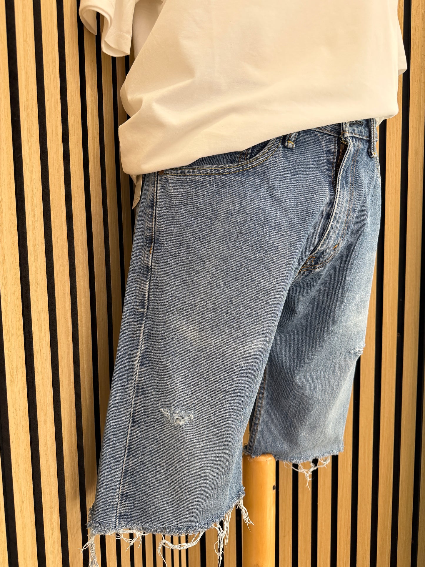 Bermuda in Jeans Levi's 505 tg.46/48 ita