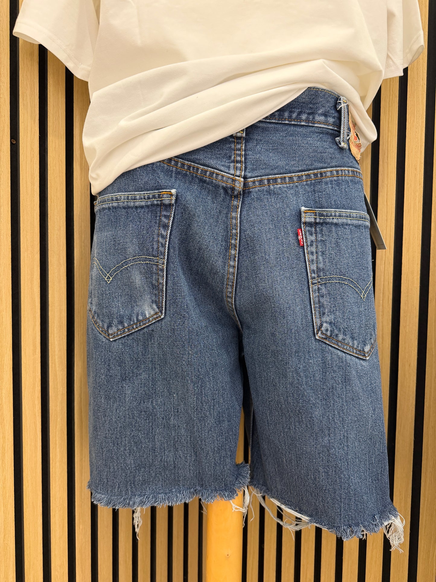 Short di Jeans Levi's 505 Vintage tg 50/52 ita