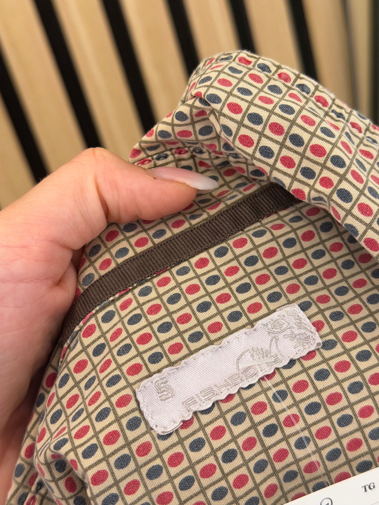 Camicia Vintage a fantasia S slim