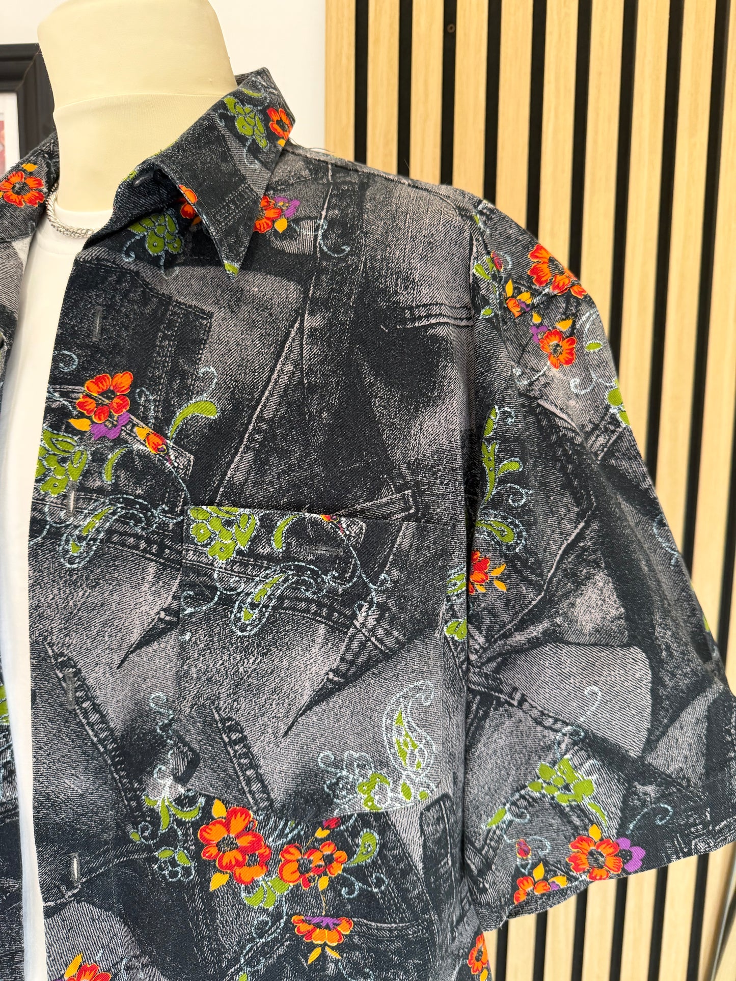Camicia Vintage a fantasia xXL