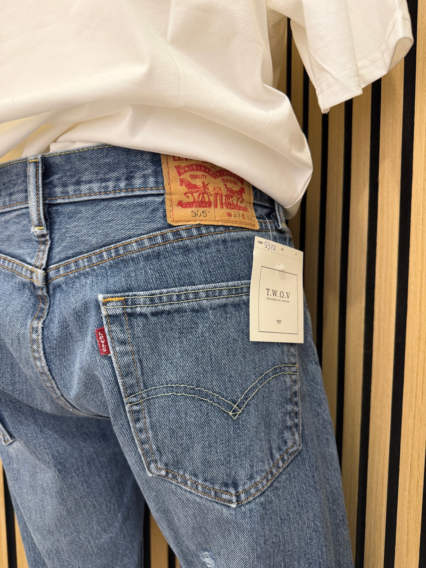 Short di Jeans Levi's 505 Vintage tg 44/46 ita