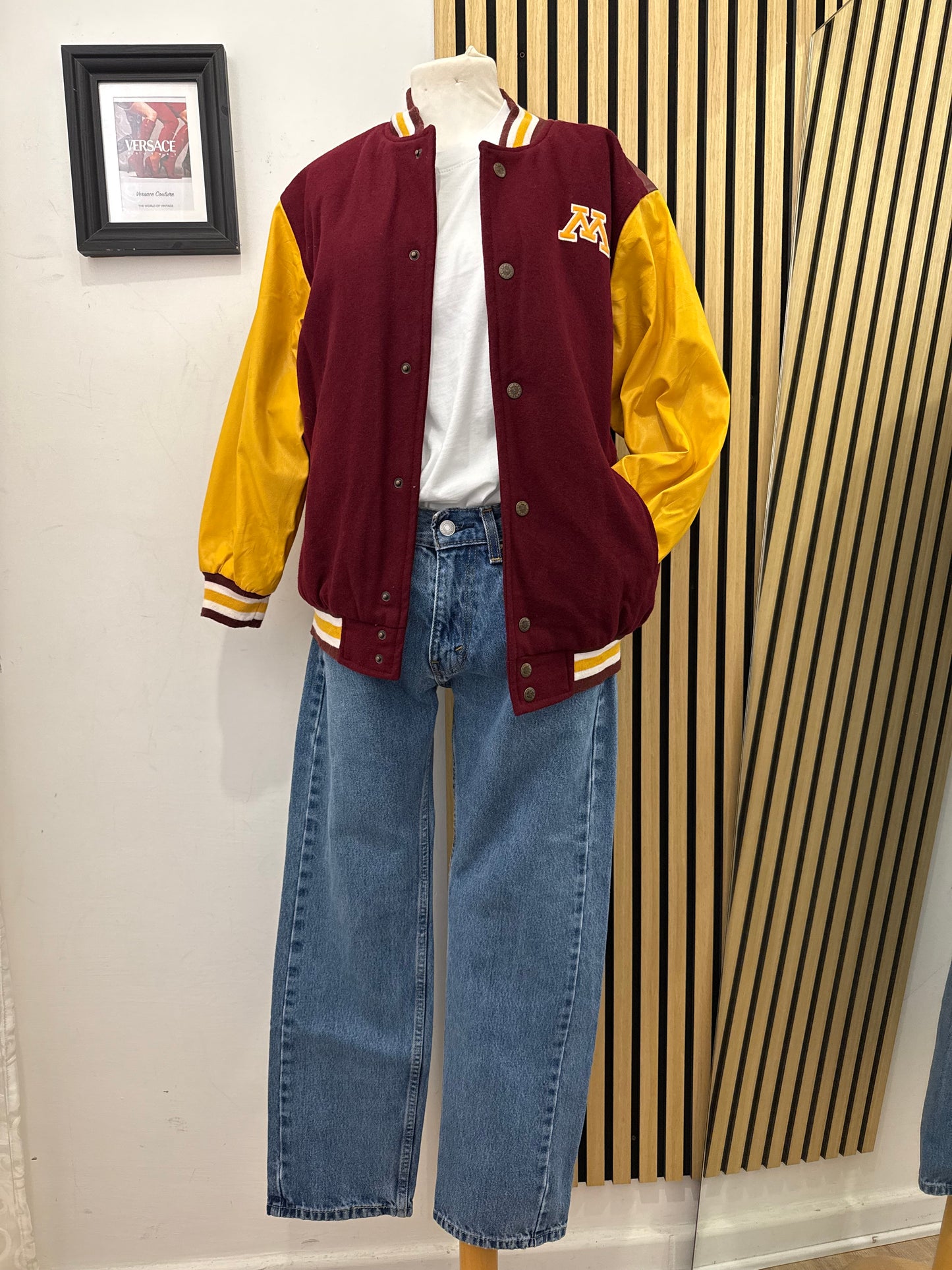 Giacca Varsity Vintage Minnesota Golden Gophers by Steve & Barry's