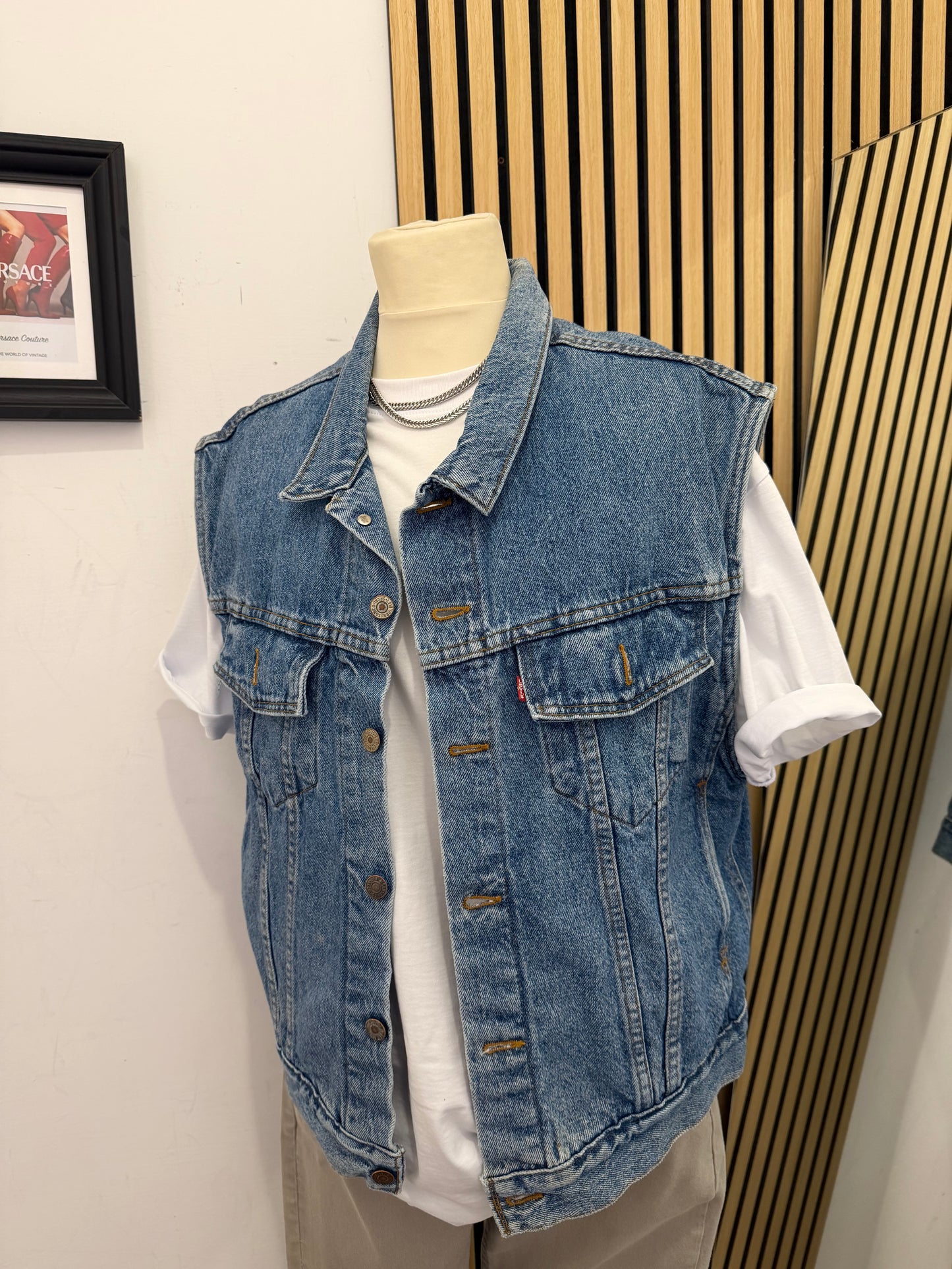 Gilet Levi's Denim – Vintage USA / Unisex