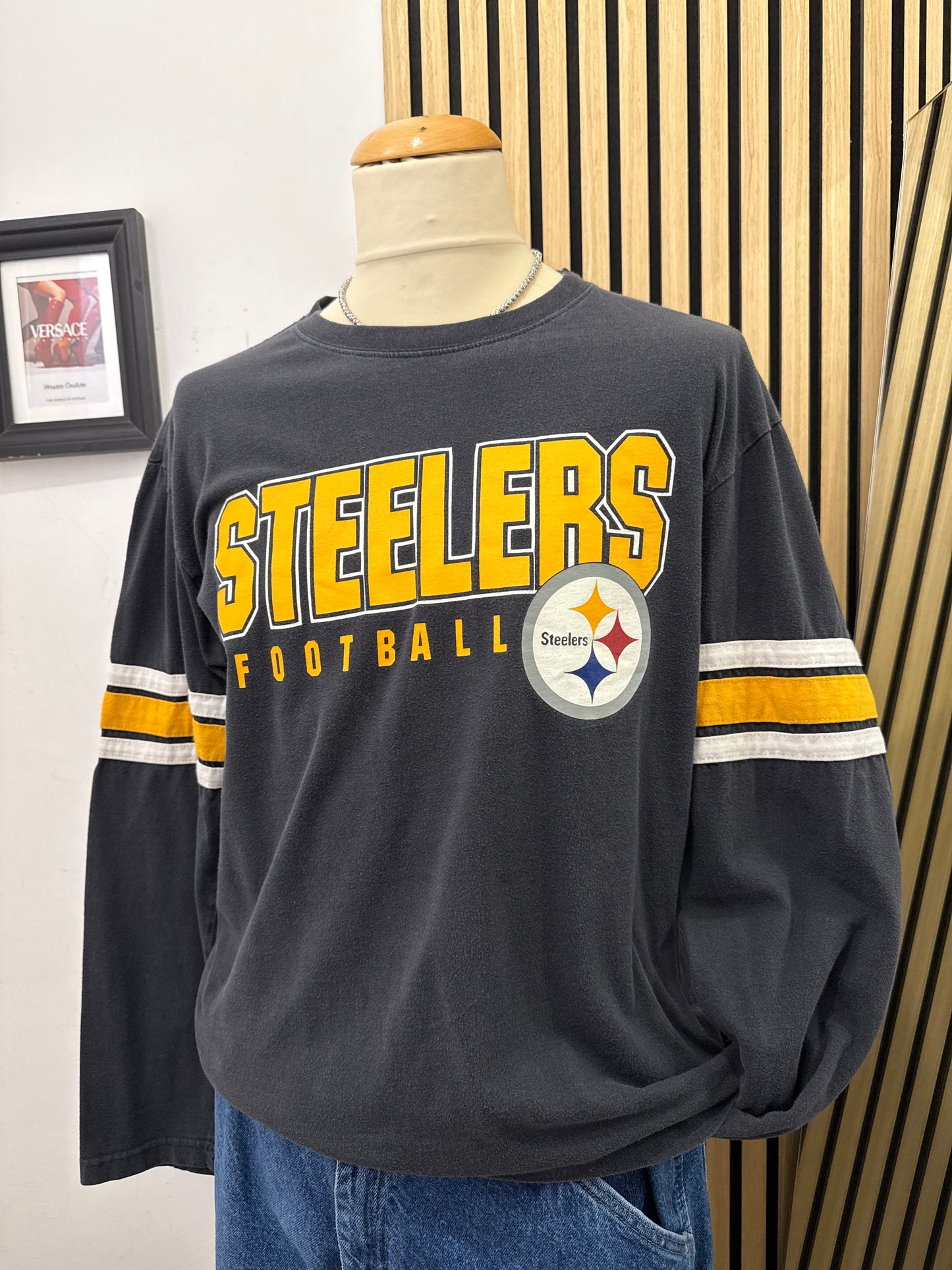 Maglia a maniche lunghe NFL dei Pittsburgh Steelers