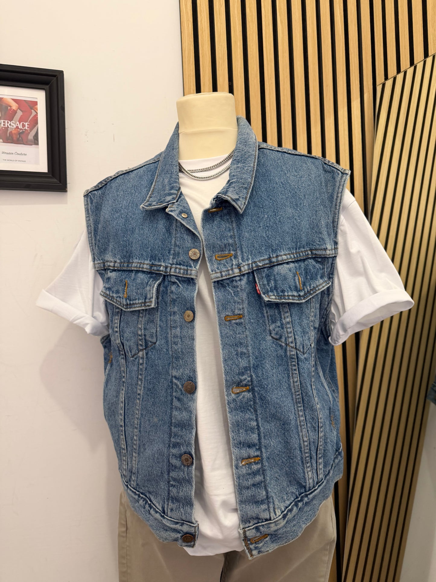 Gilet Levi's Denim – Vintage USA / Unisex