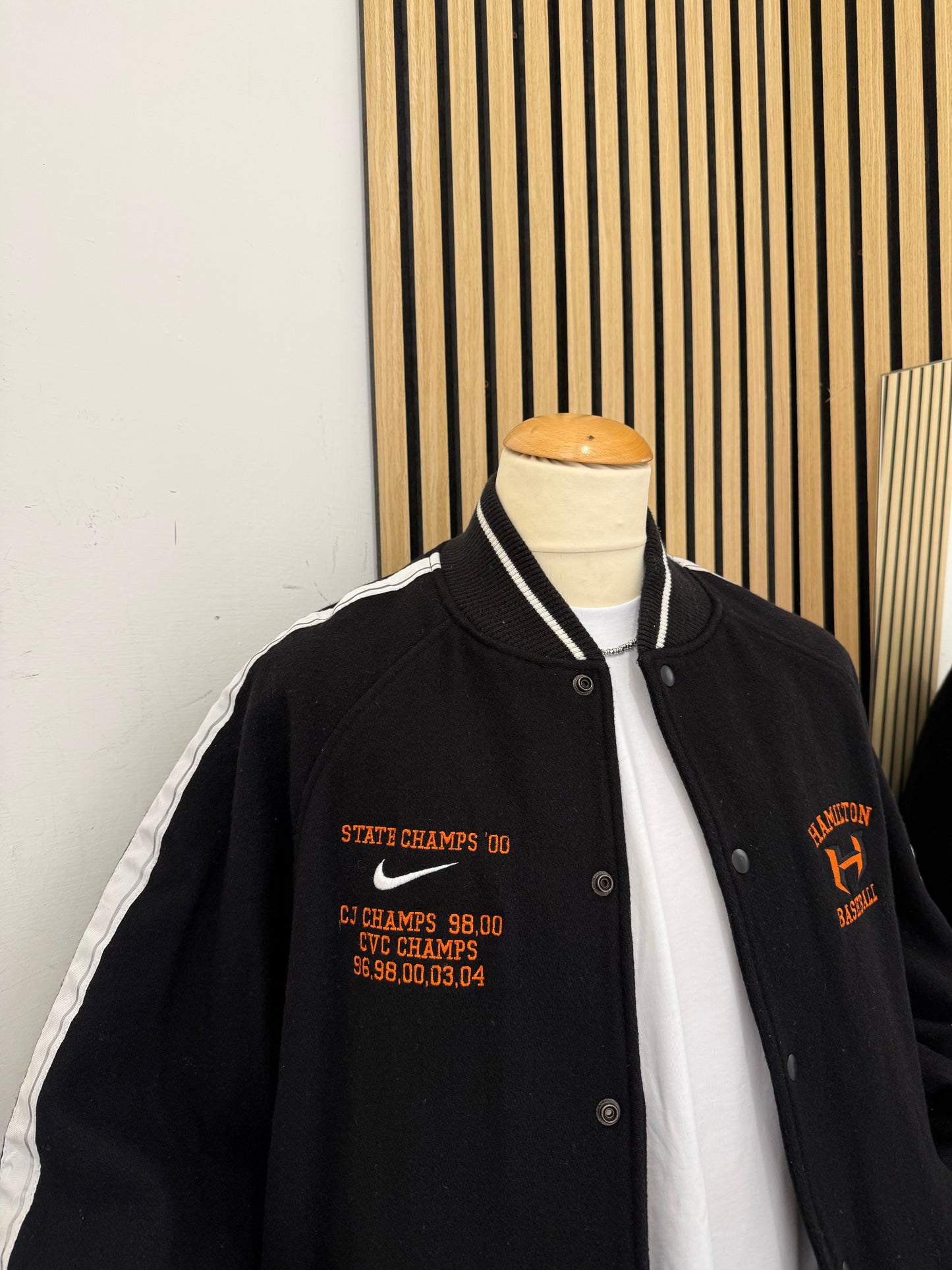 Giacca Varsity Nike Hamilton Baseball - Vintage '00s