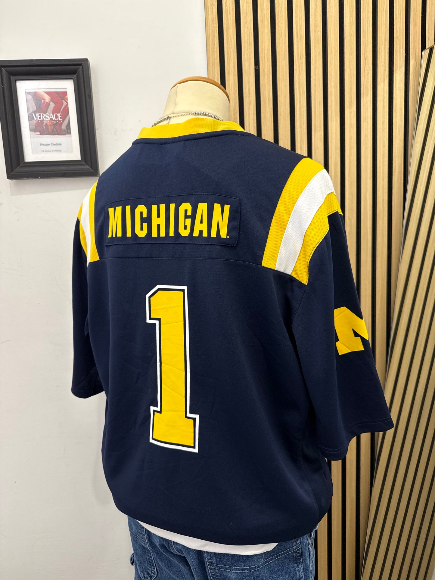 Maglia Michigan Vintage Colosseum Numero 1 - Taglia L