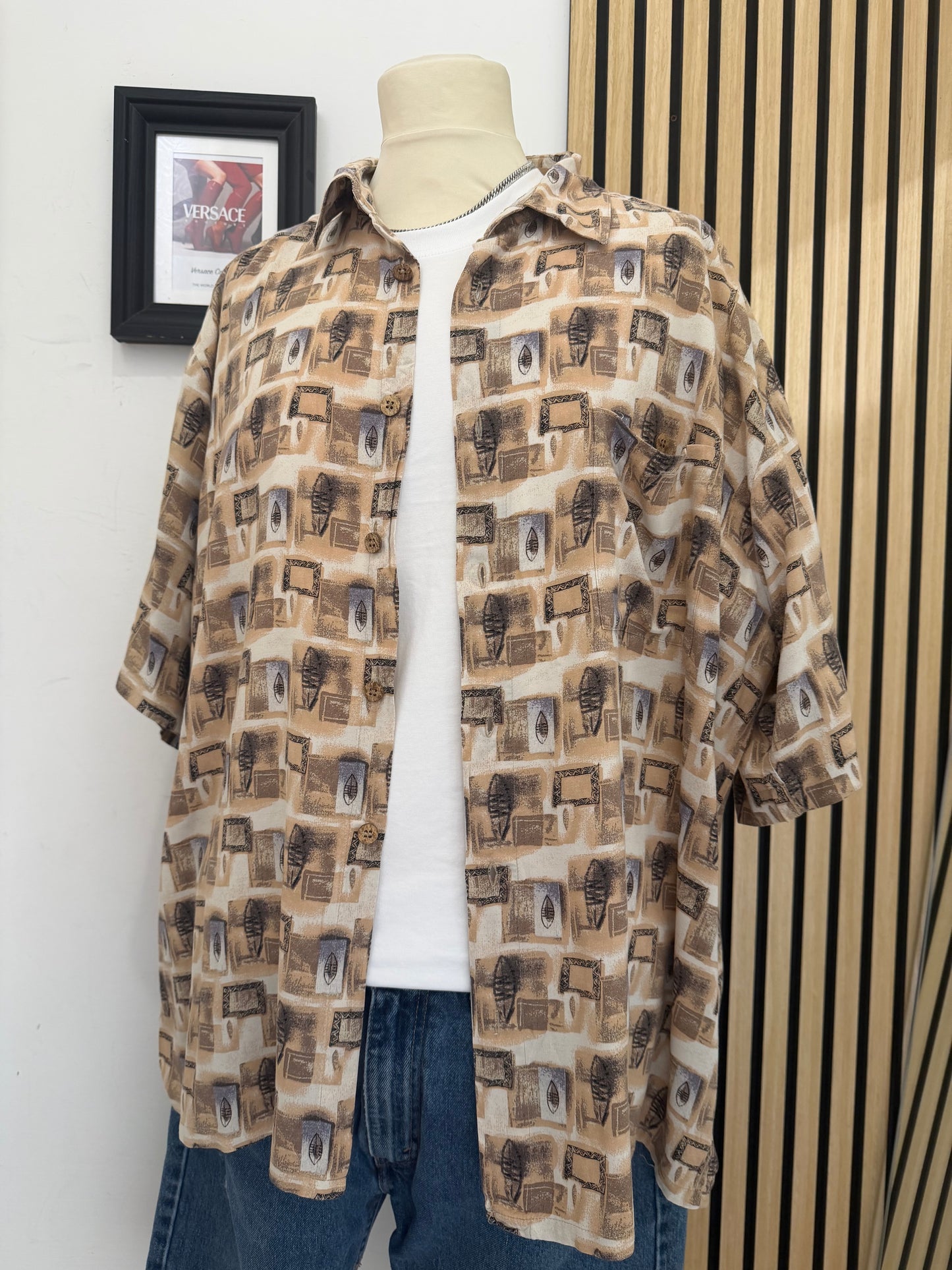 Camicia Vintage a fantasia XL