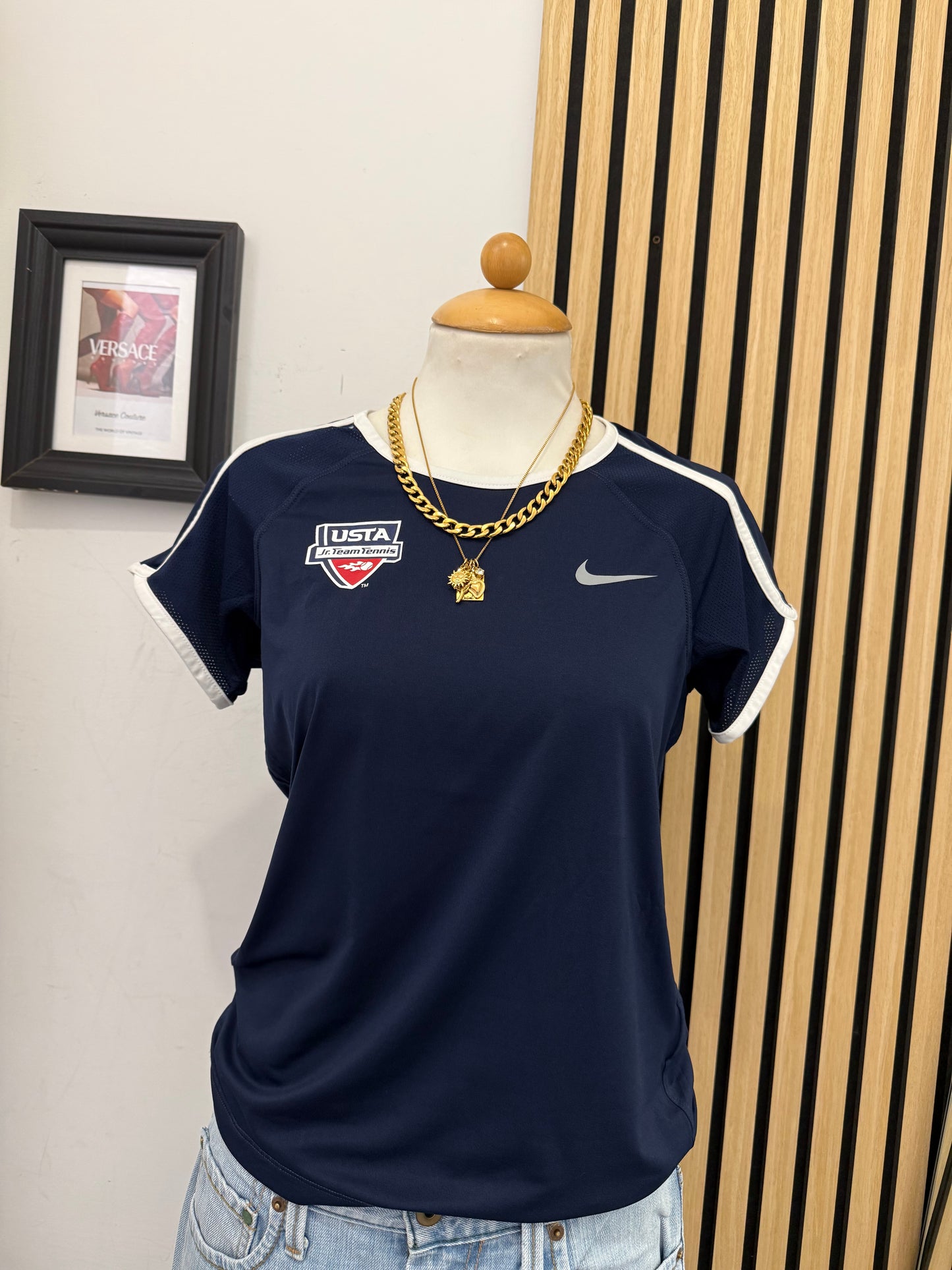 Nike Dri-Fit USTA Jr. Team Tennis Tee - Taglia L