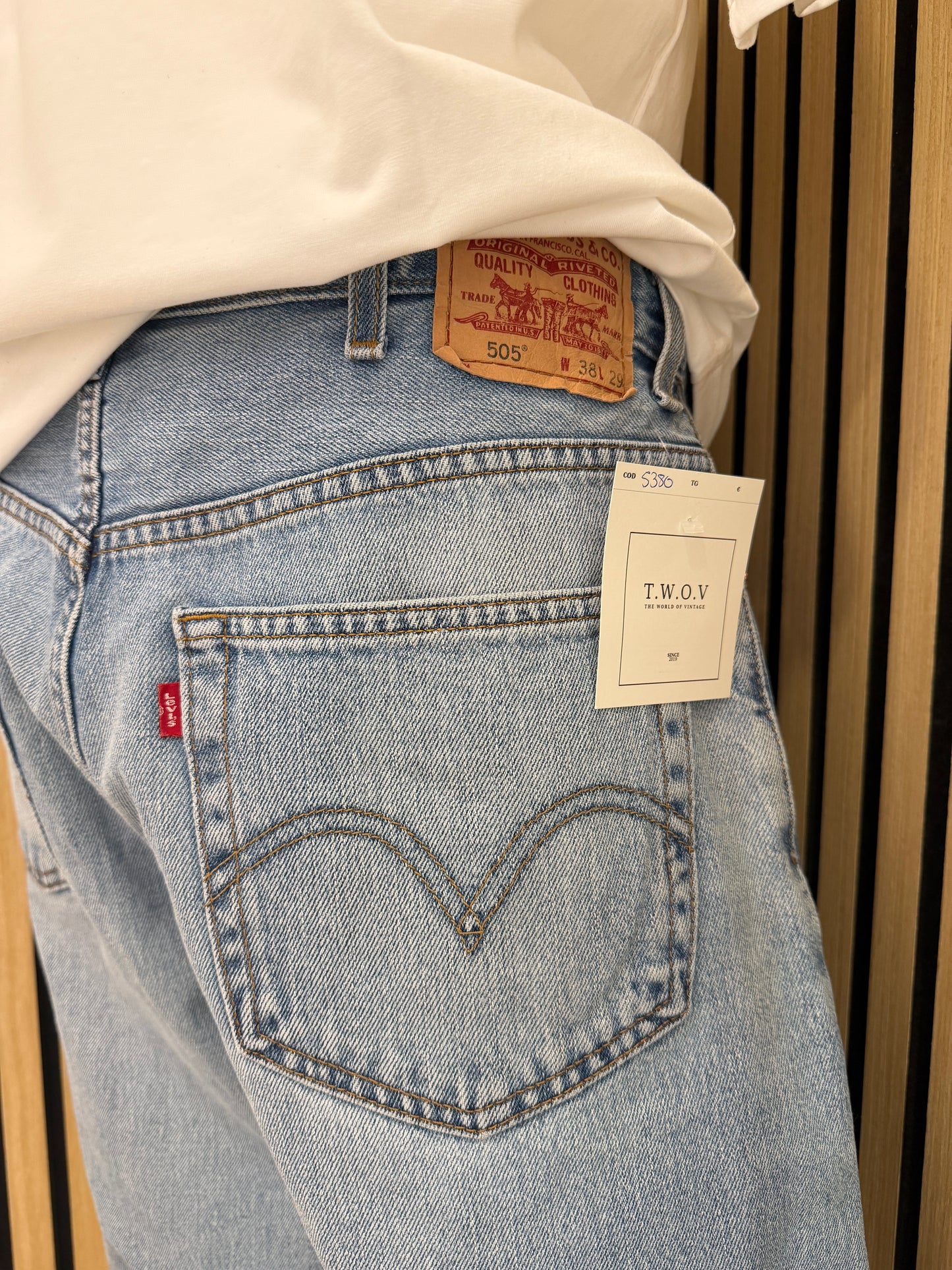 Shorts in Denim Levi's 505 Vintage tg.50/52 ita
