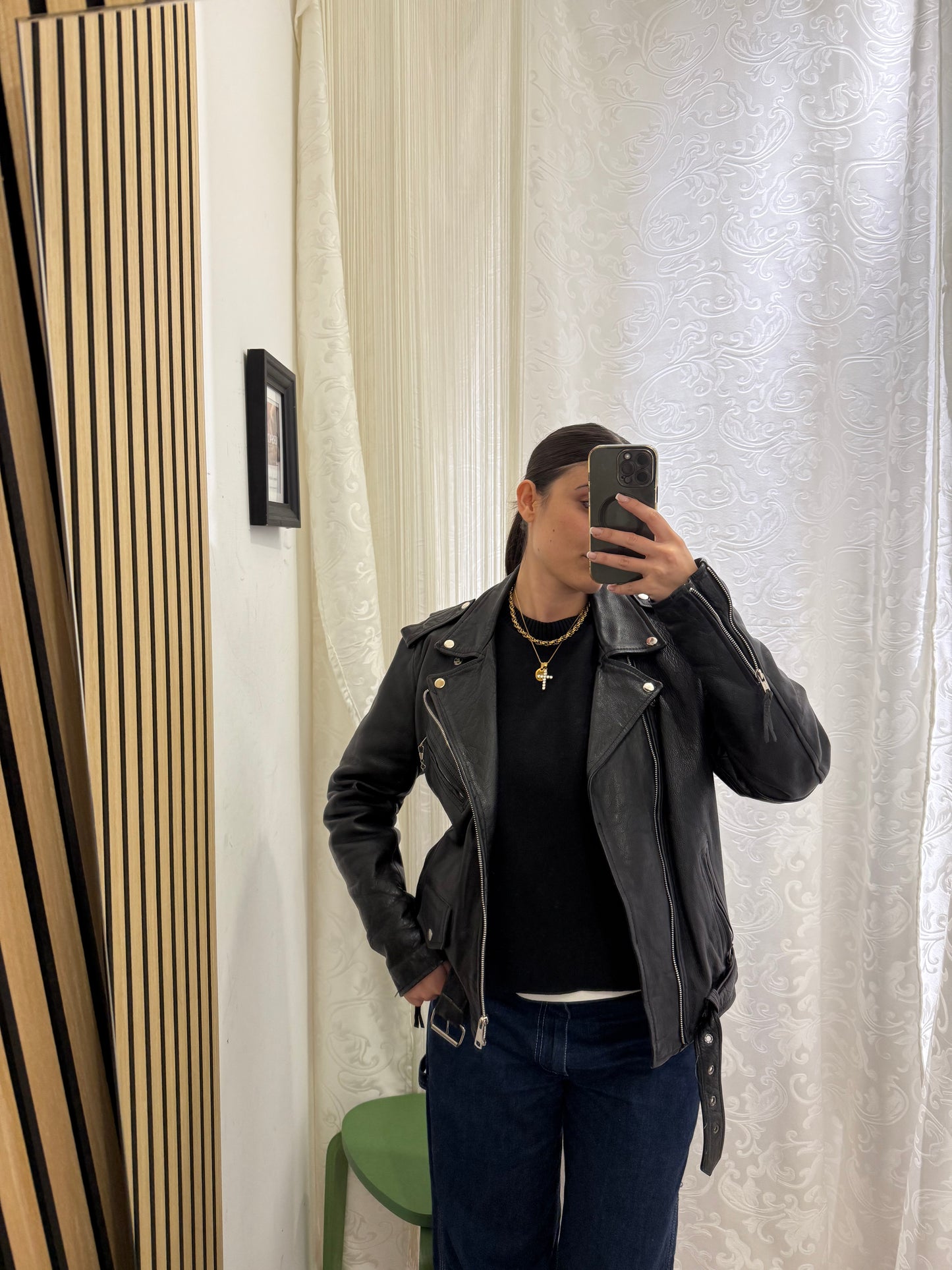 Chiodo in vera pelle