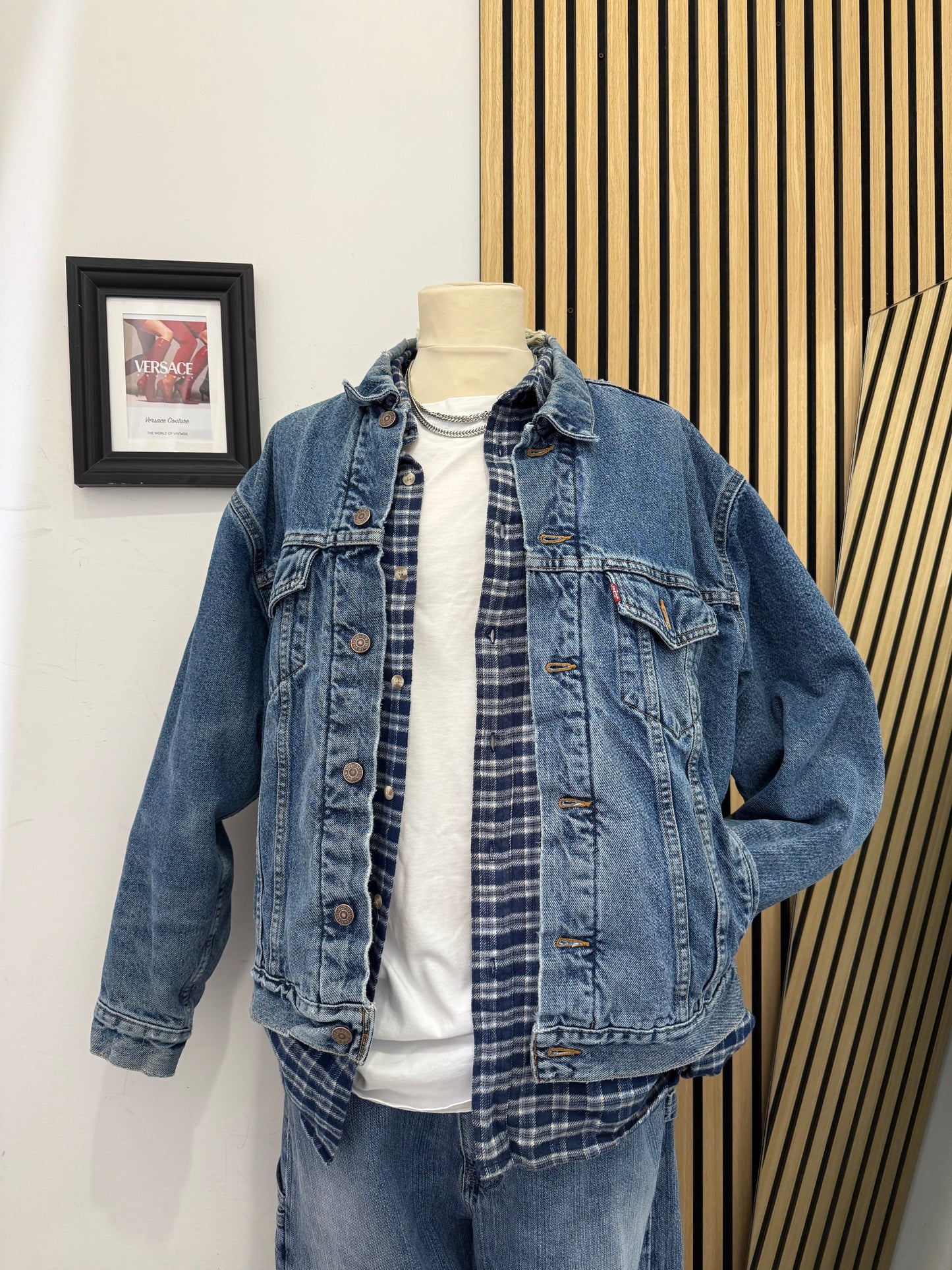 Giacca Levis in Denim imbottita unisex