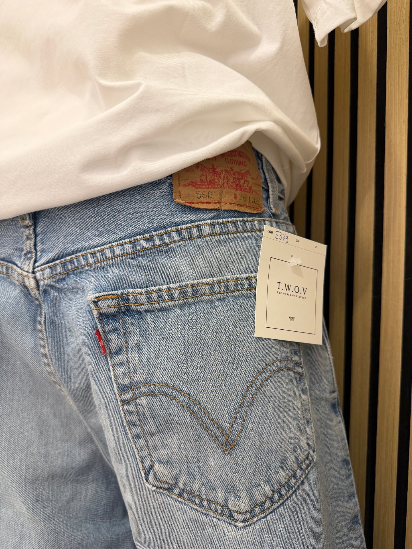 Short di Jeans Levi's 560 Vintage tg 48/50 ita