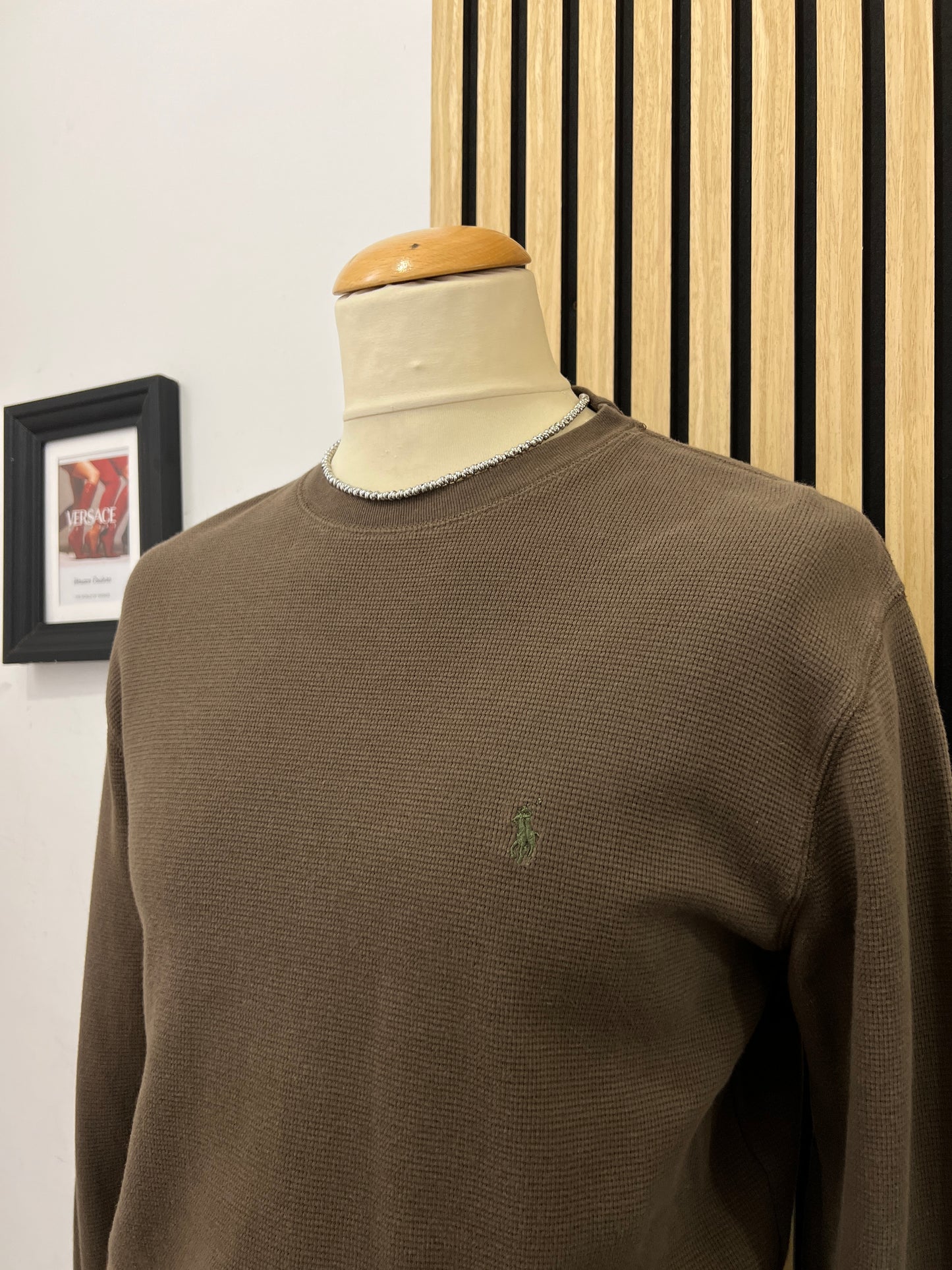 Maglia Waffle Knit Polo Ralph Lauren – Taglia M