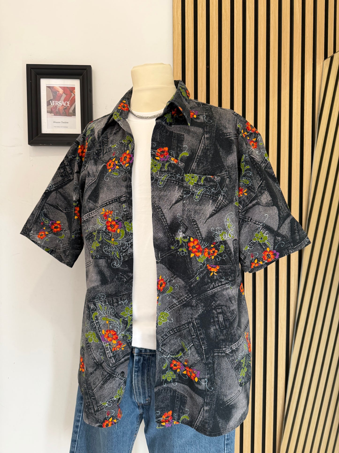 Camicia Vintage a fantasia xXL