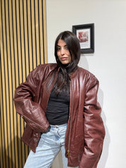 Giacca in Vera Pelle unisex over