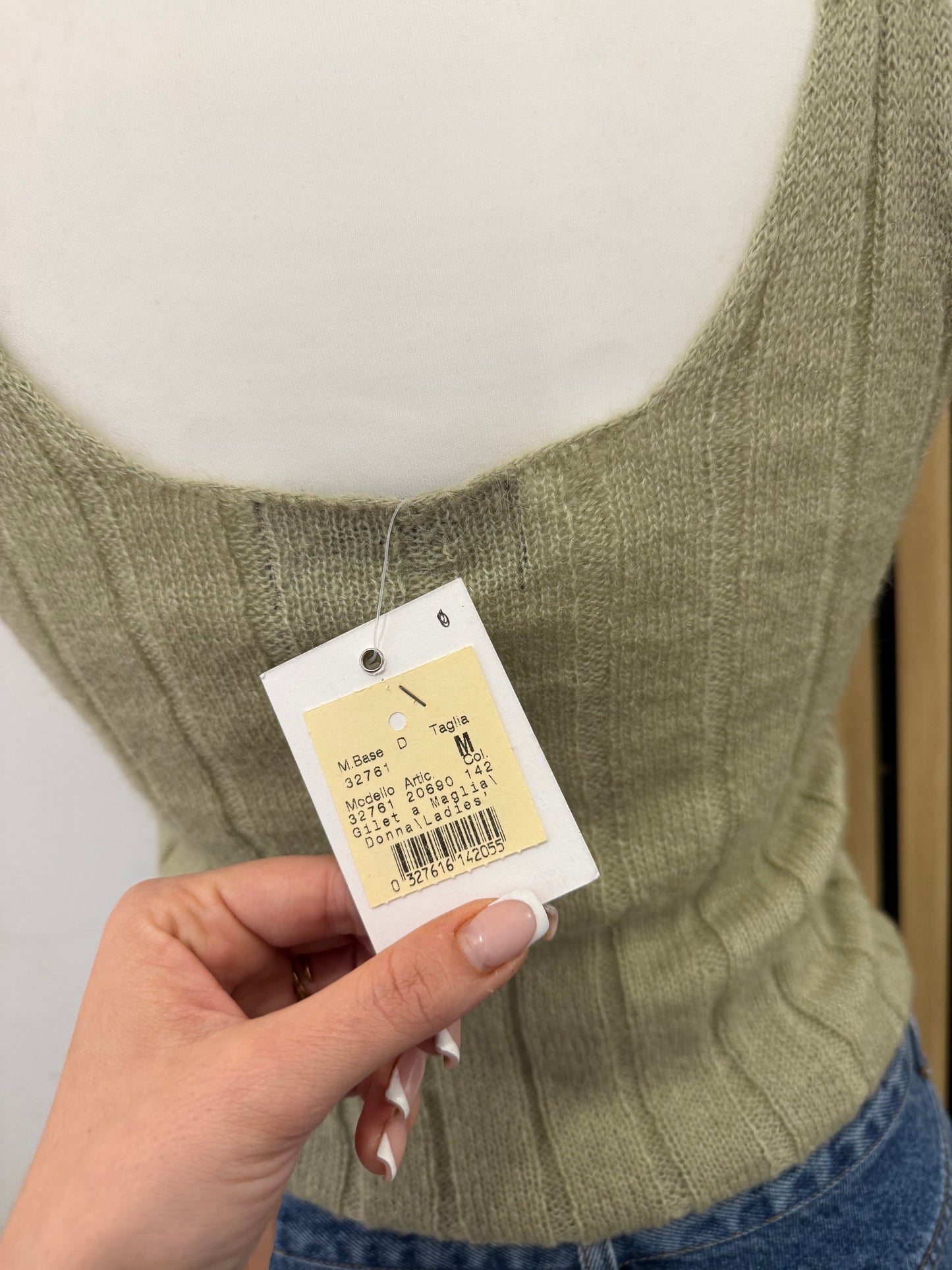 Top vintage nuovo con cartellino